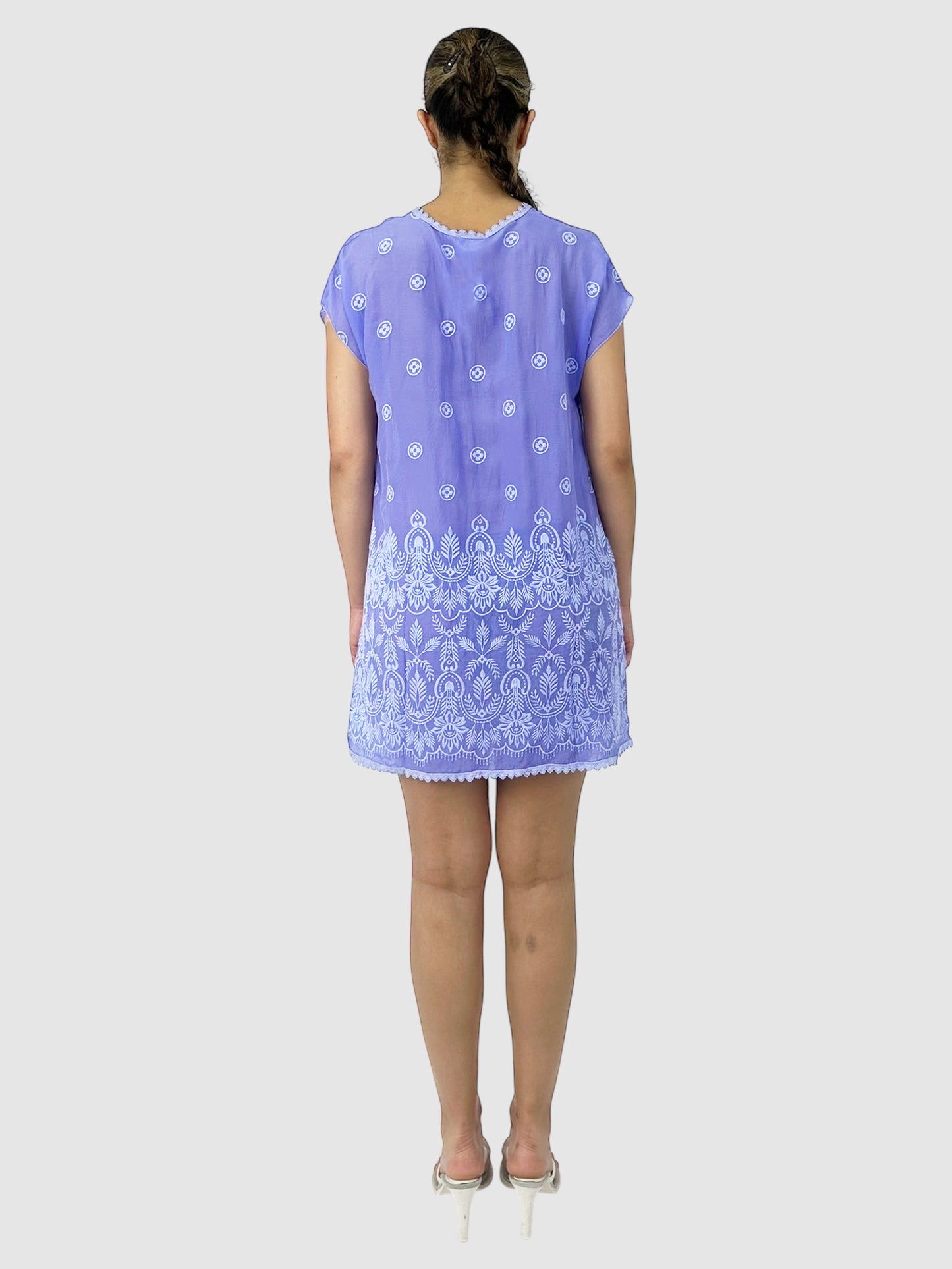 Embroidered Flower Tunic