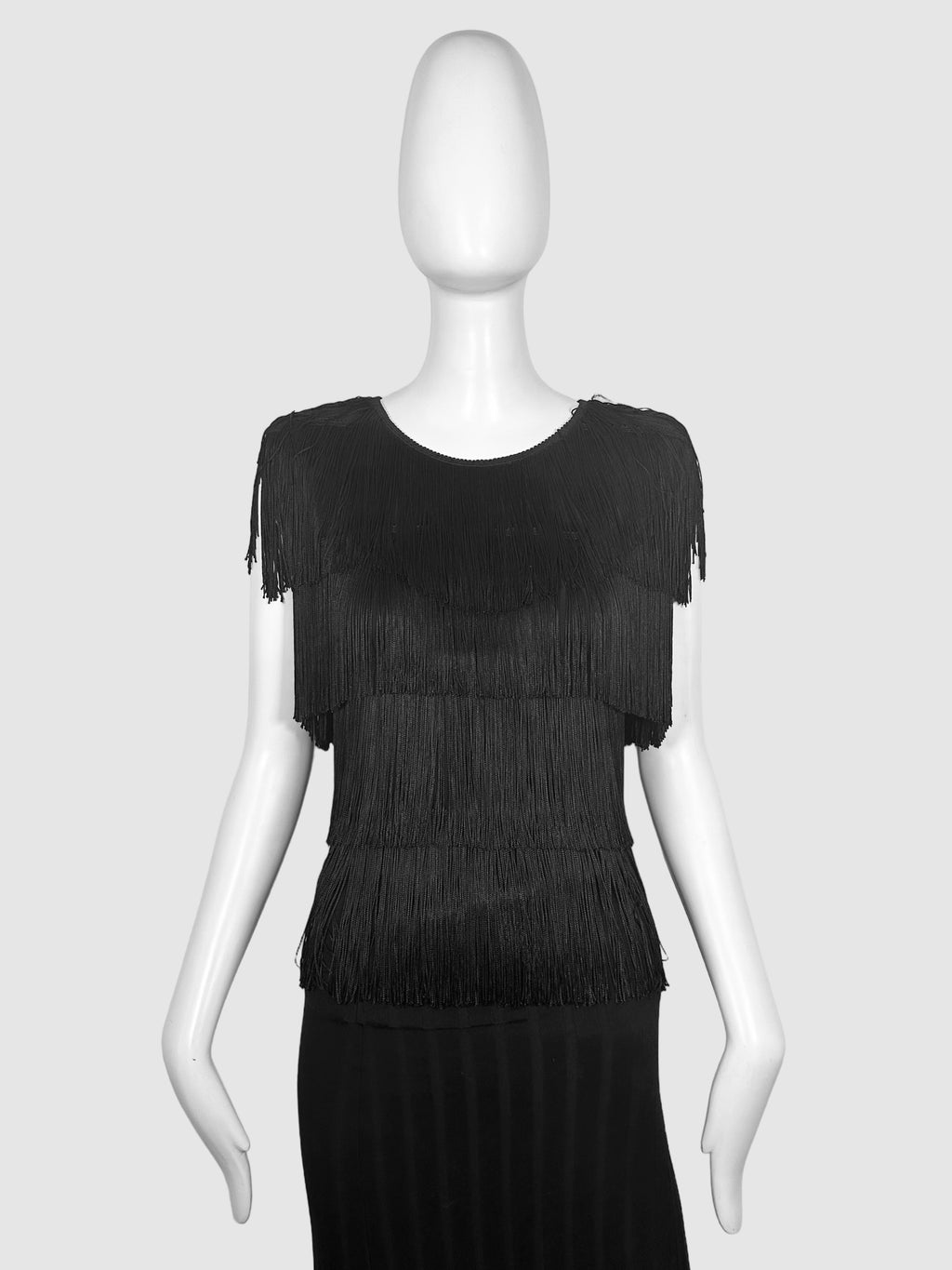 Sleeveless Fringe Top