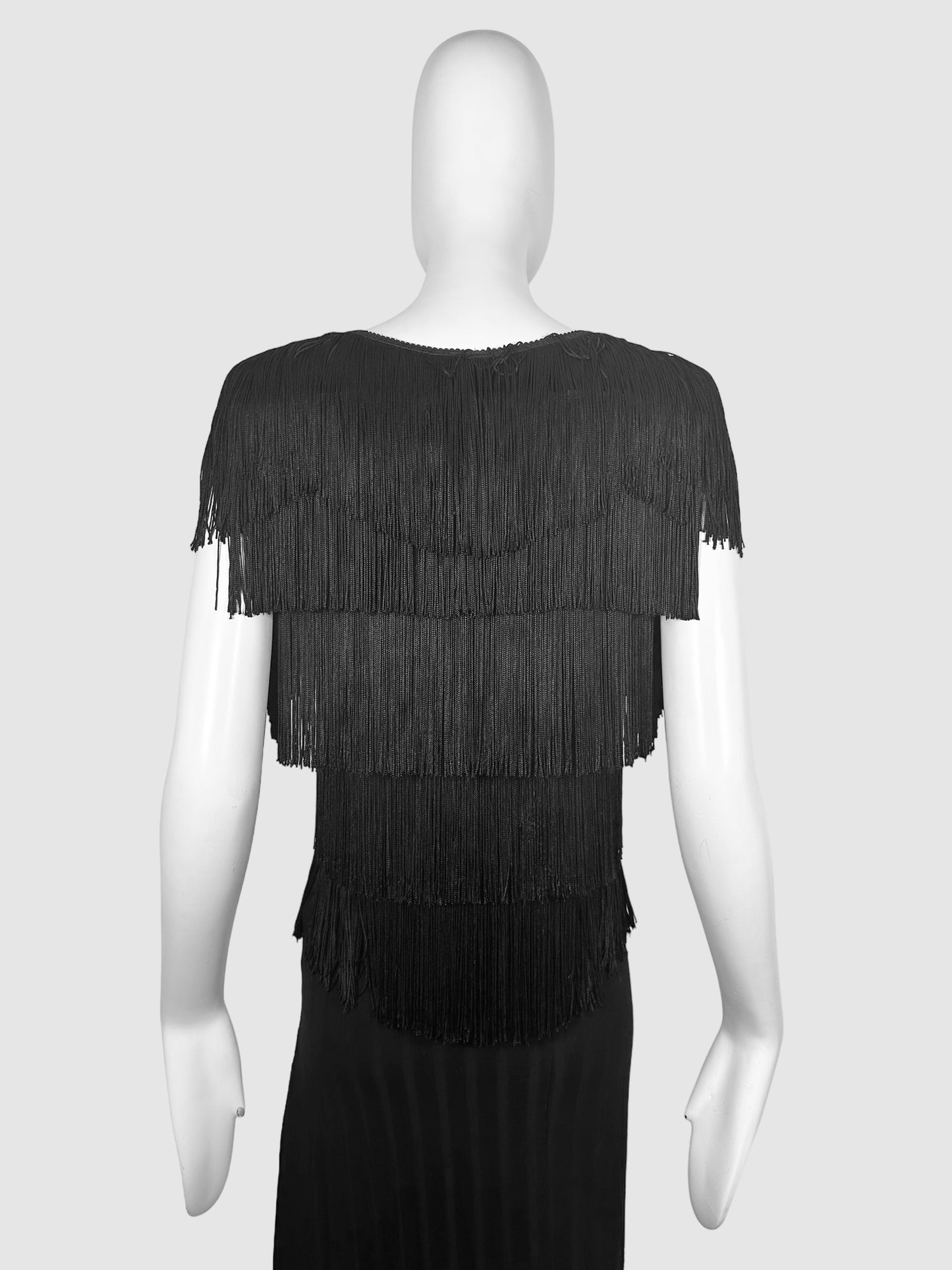 Sleeveless Fringe Top - Size S