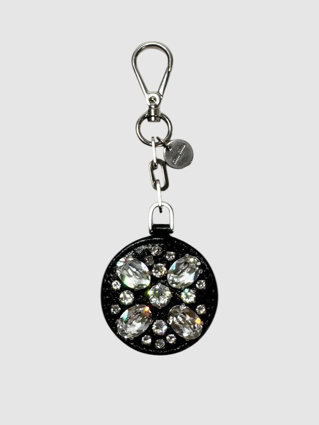 Round Crystal Keychain