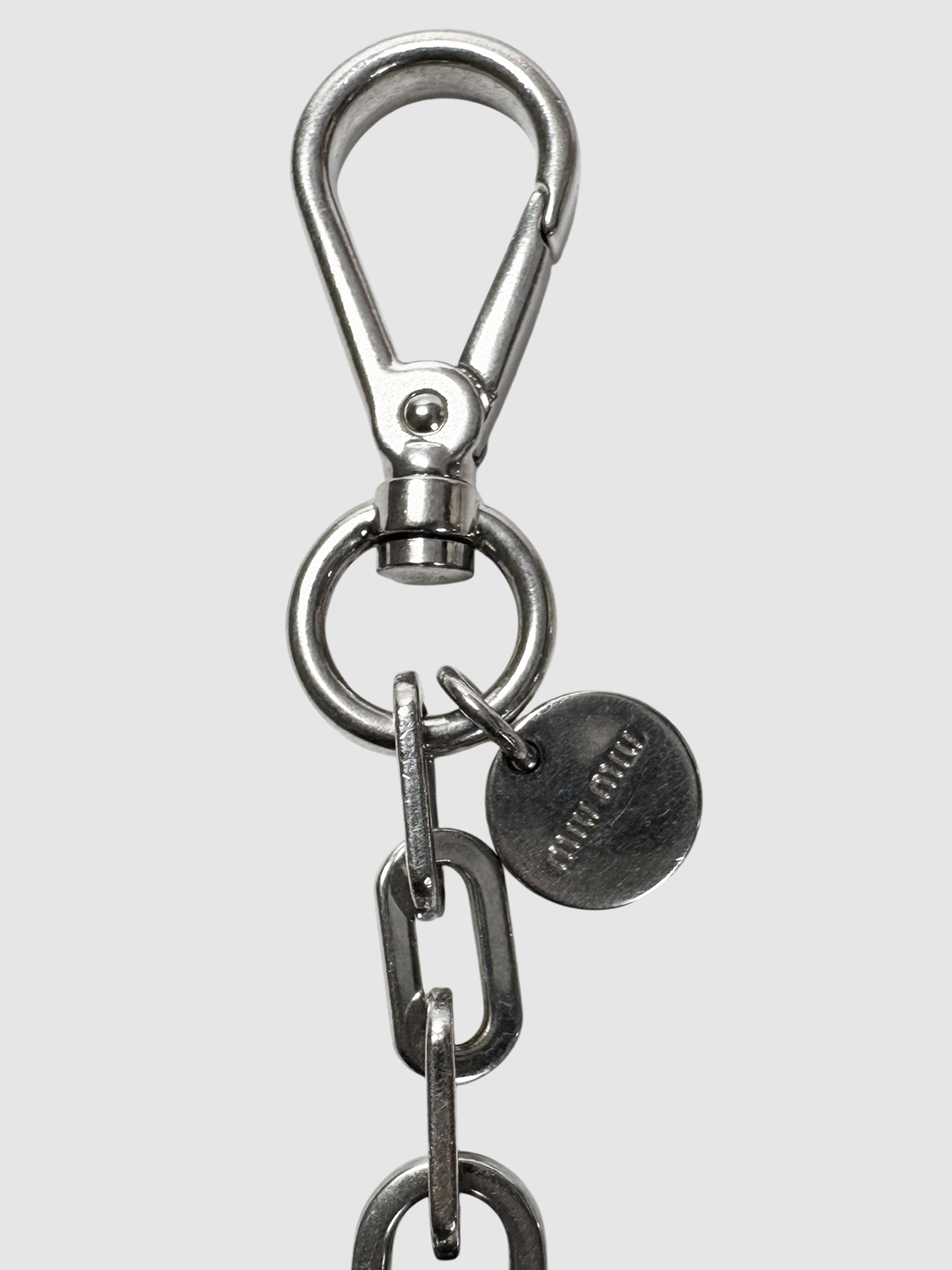 Round Crystal Keychain