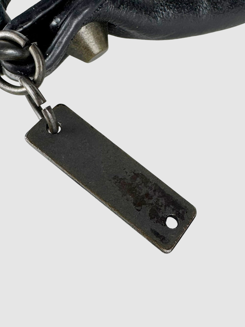 Leather Keychain Charm