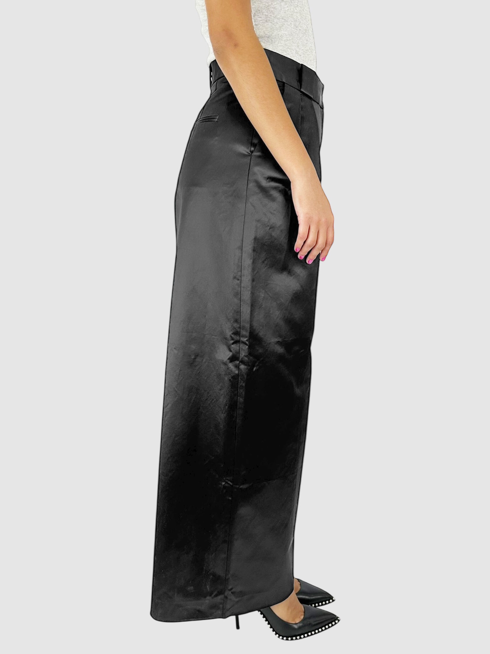 Pleated Wide Leg Pants
