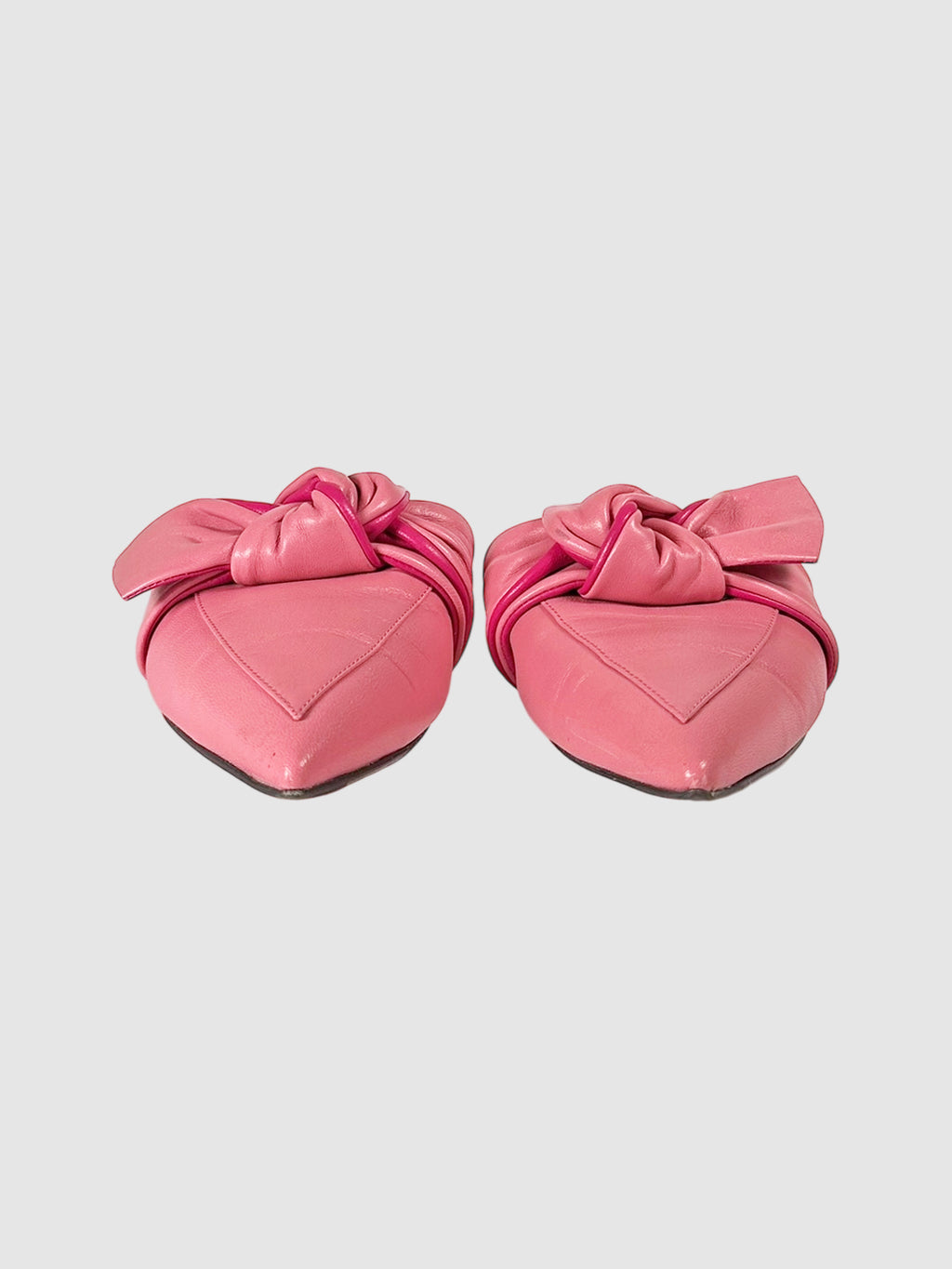 Knotted Leather Mules