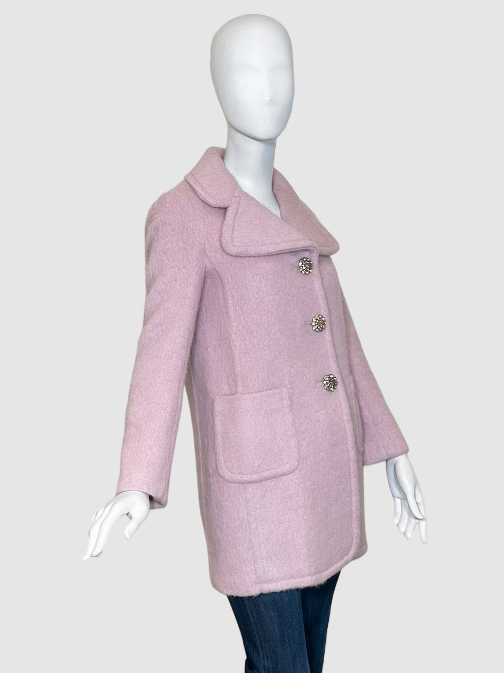 Alpaca Wool Coat - Size 0