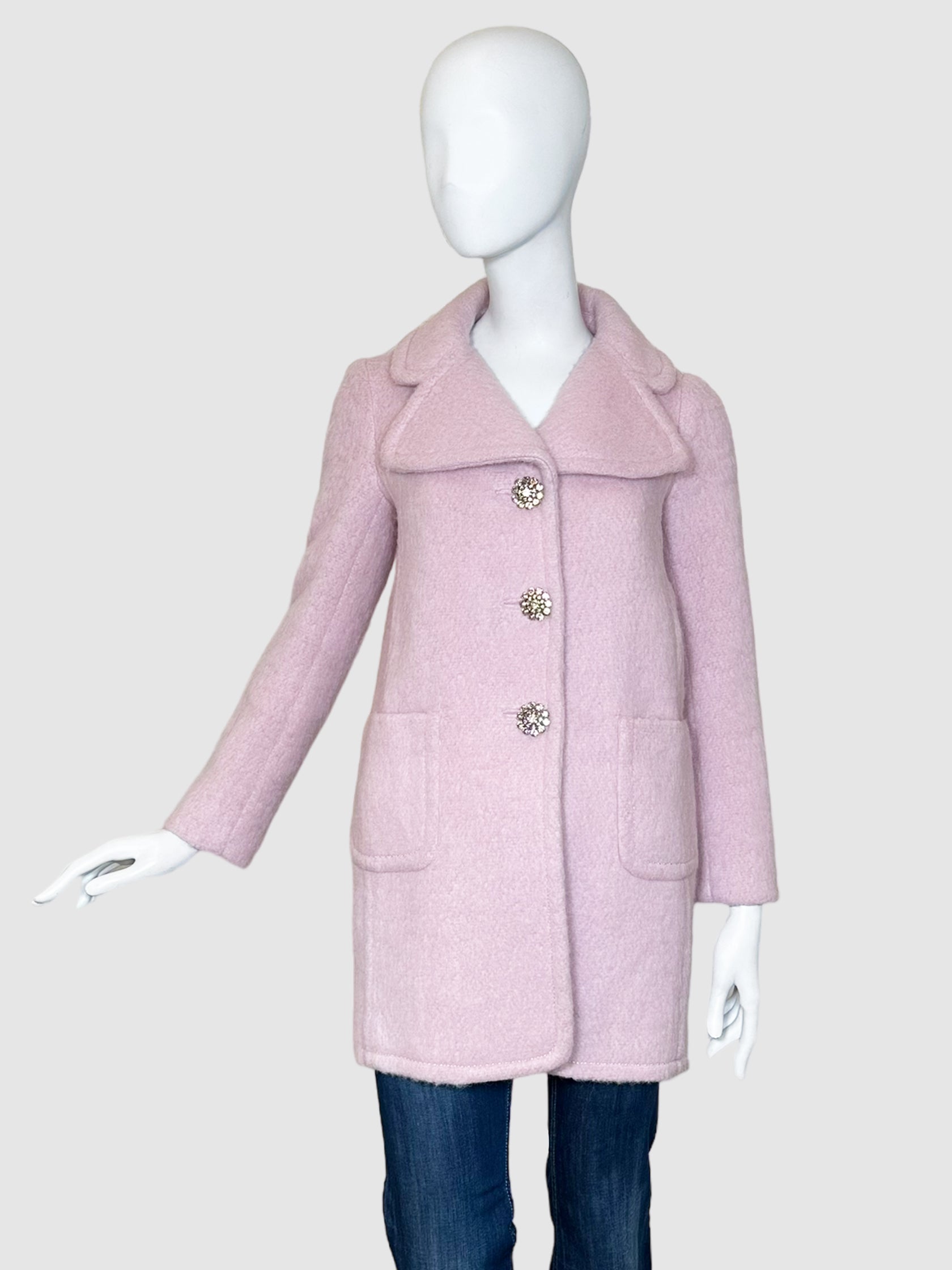 Alpaca Wool Coat - Size 0