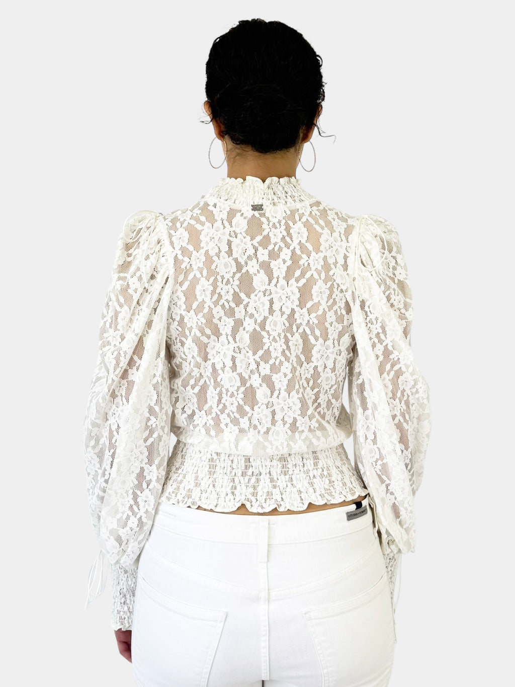 Lace Mock Neck Top