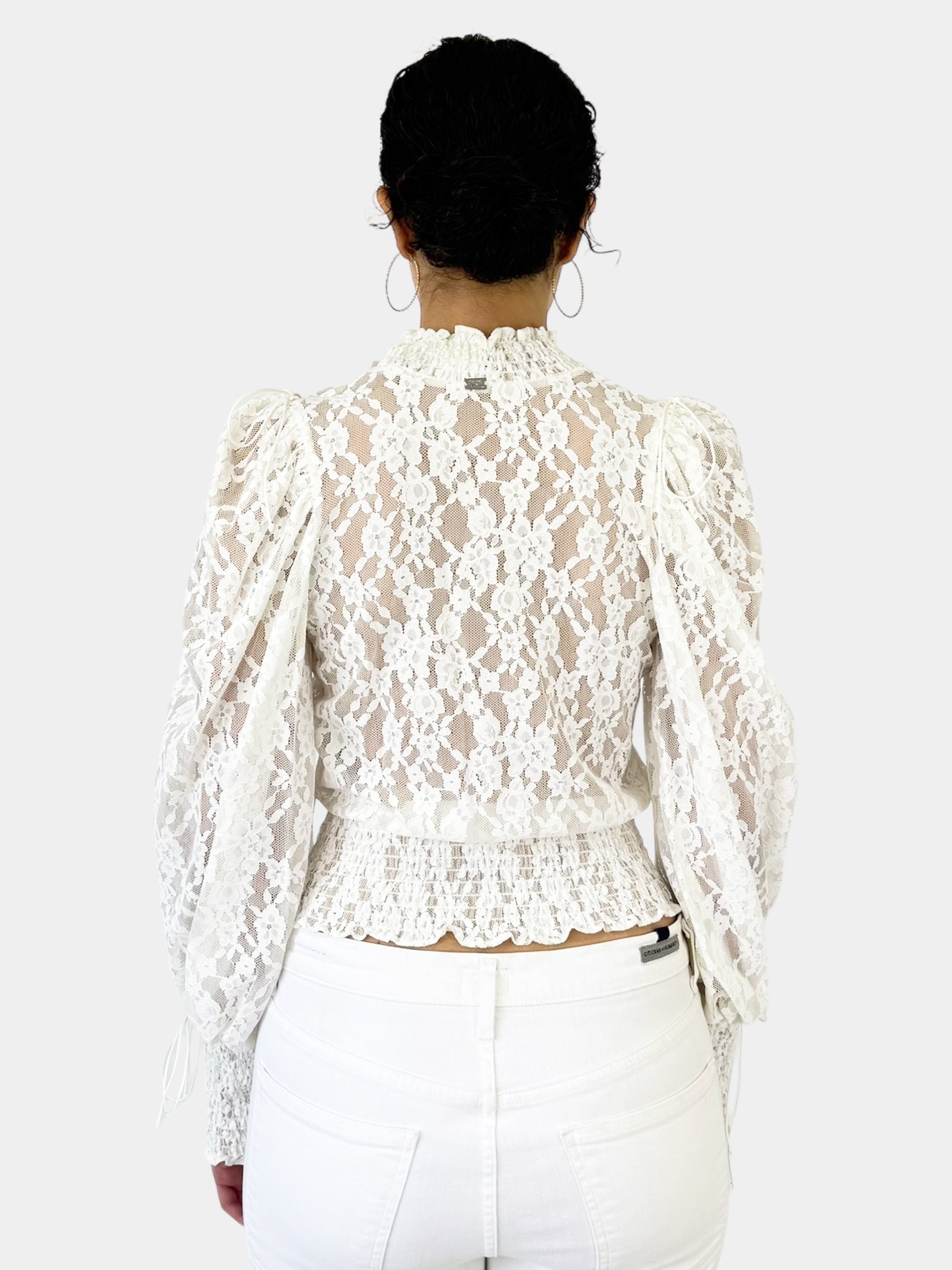 Lace Mock Neck Top