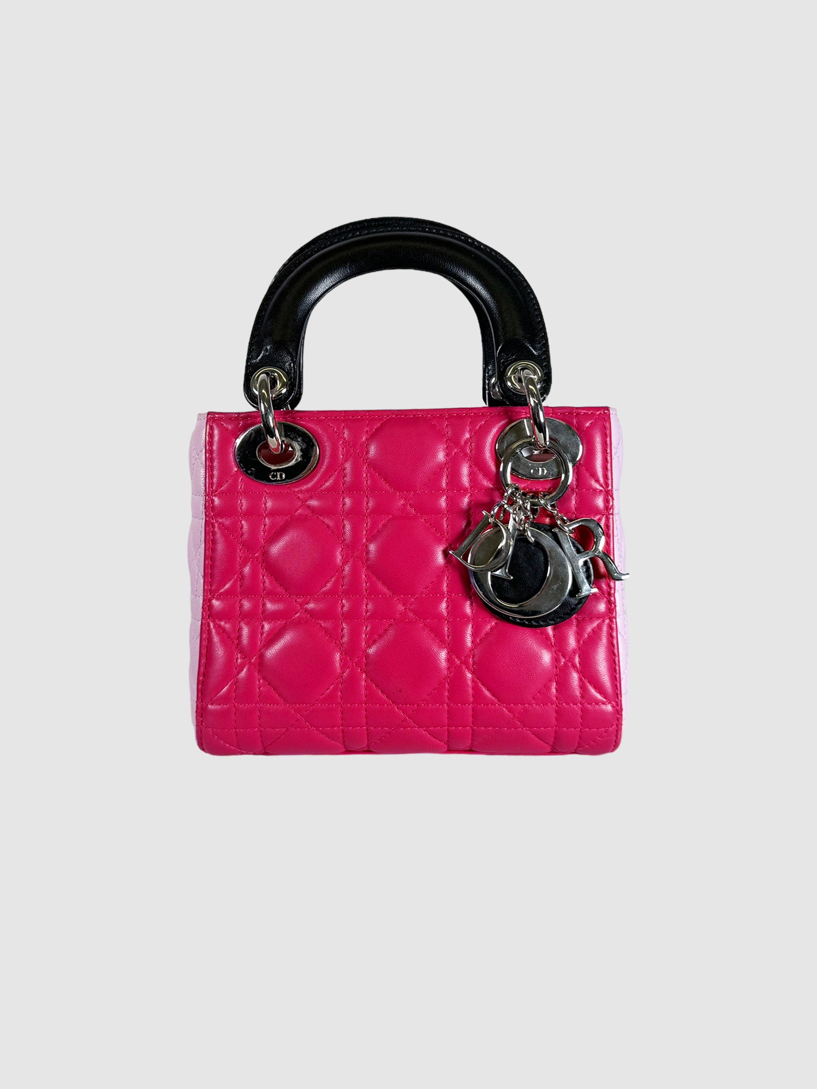 Tri Colour Small Lady Dior Bag