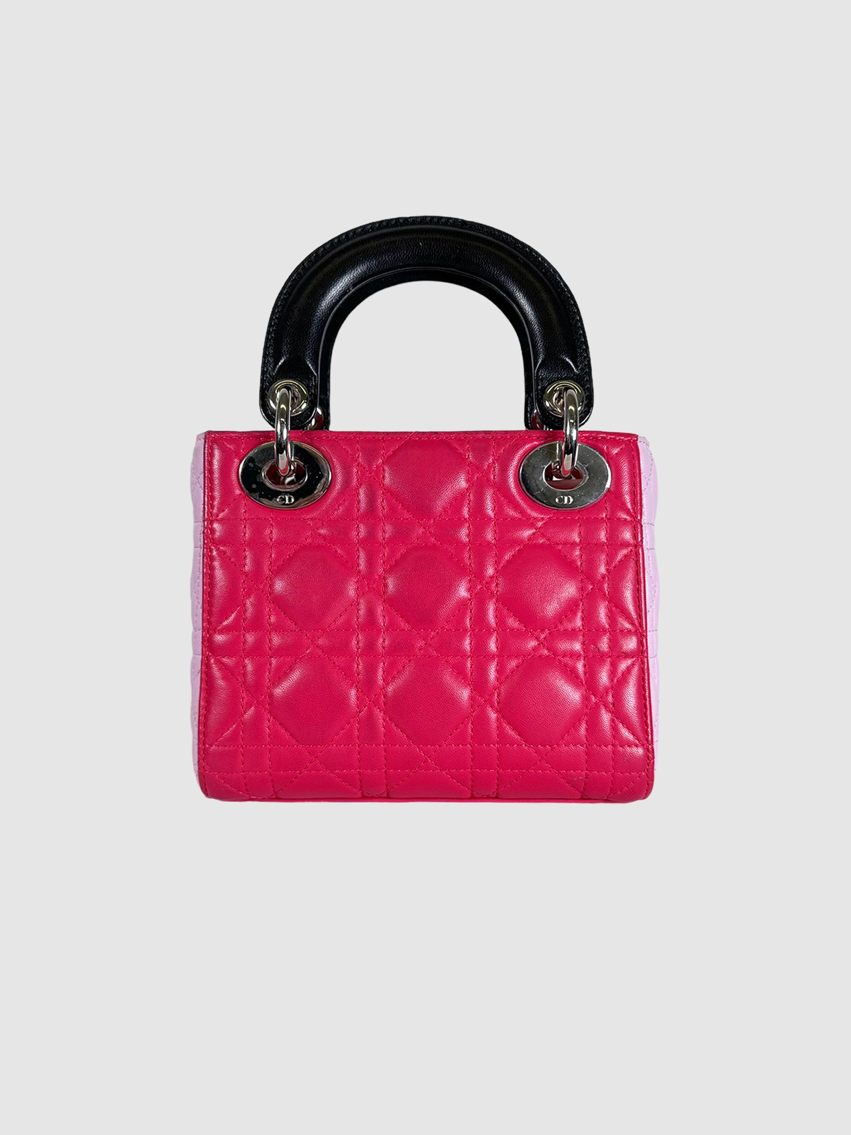 Tri Colour Small Lady Dior Bag