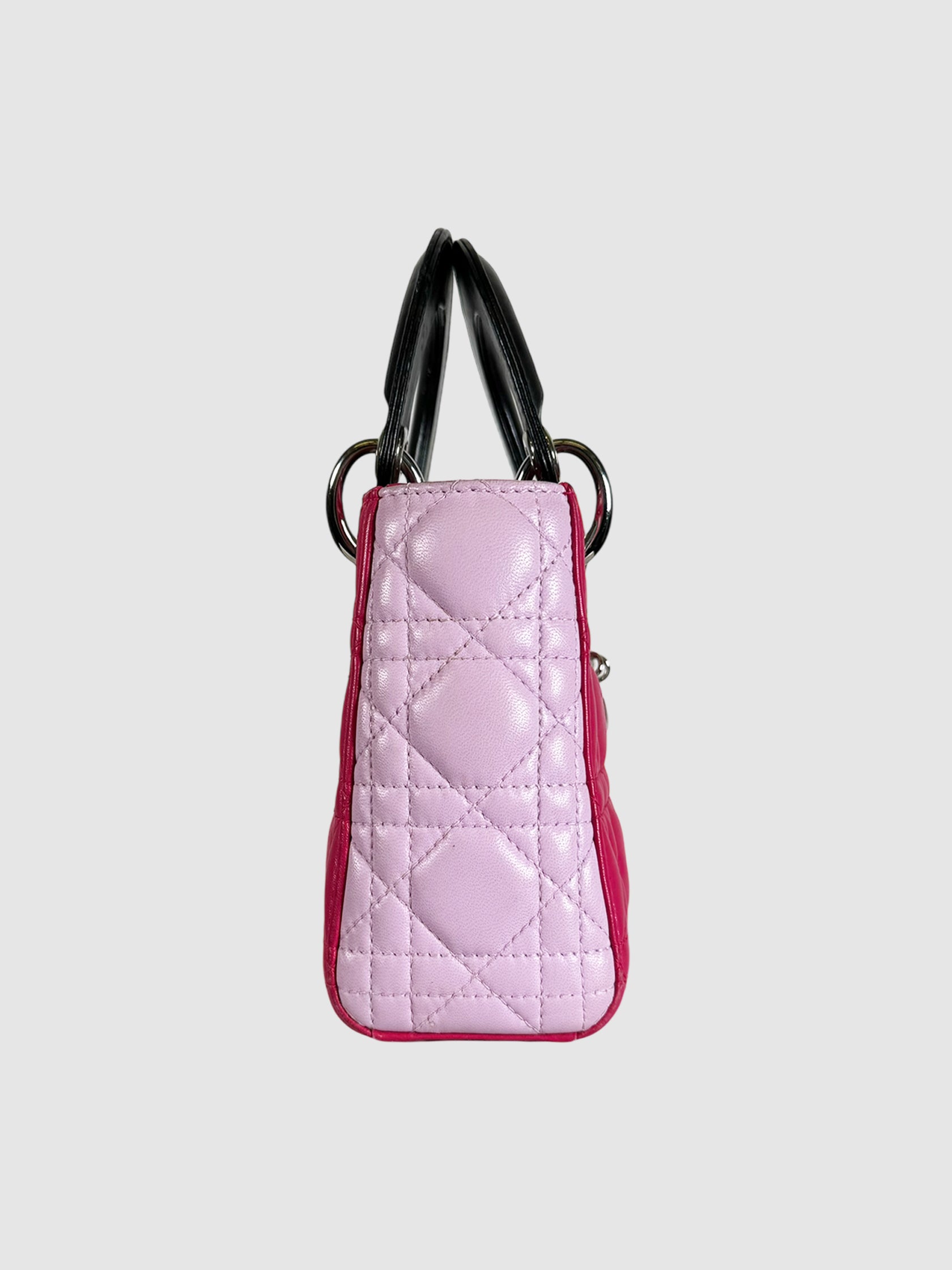 Tri Colour Small Lady Dior Bag