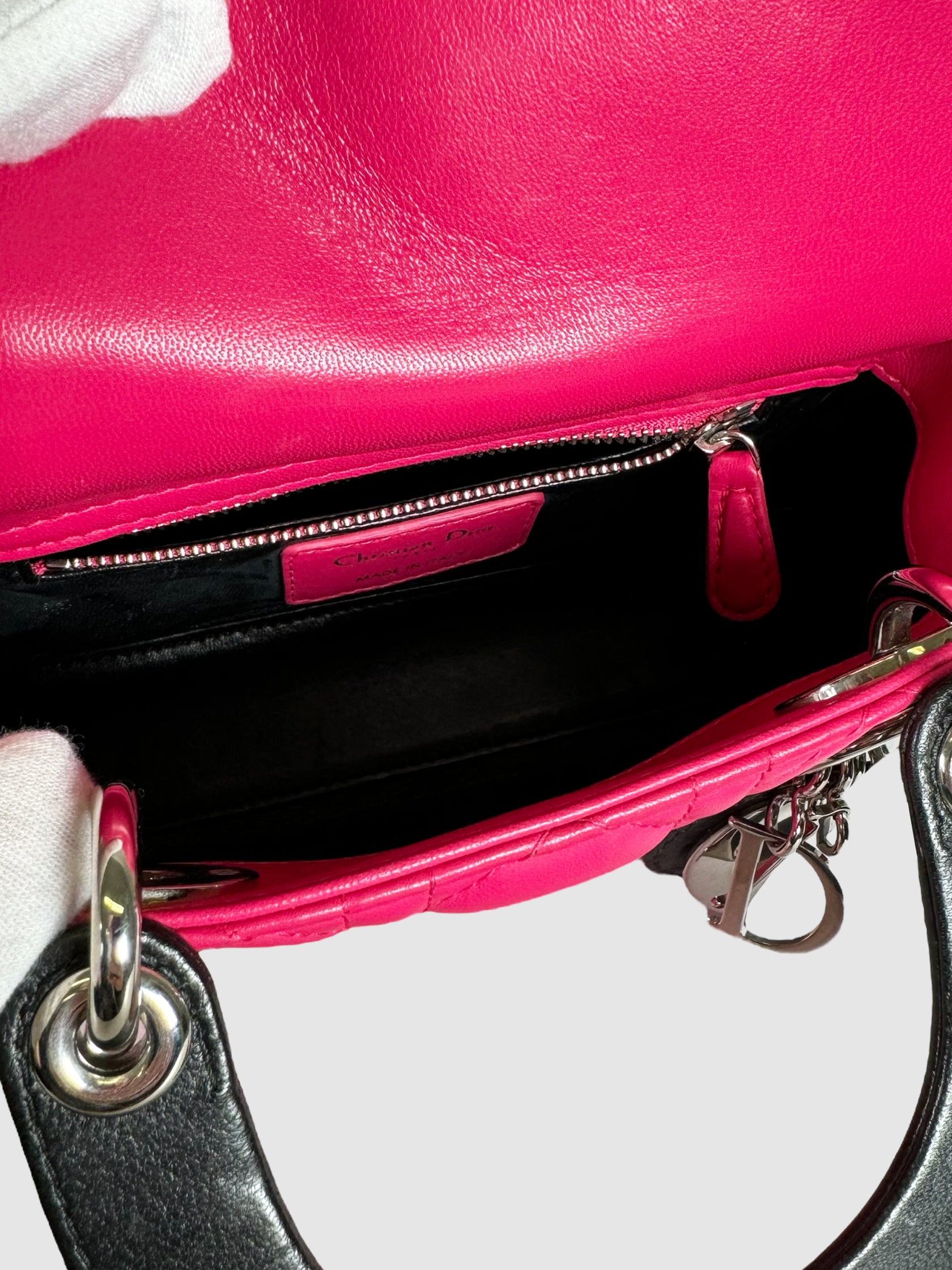 Tri Colour Small Lady Dior Bag
