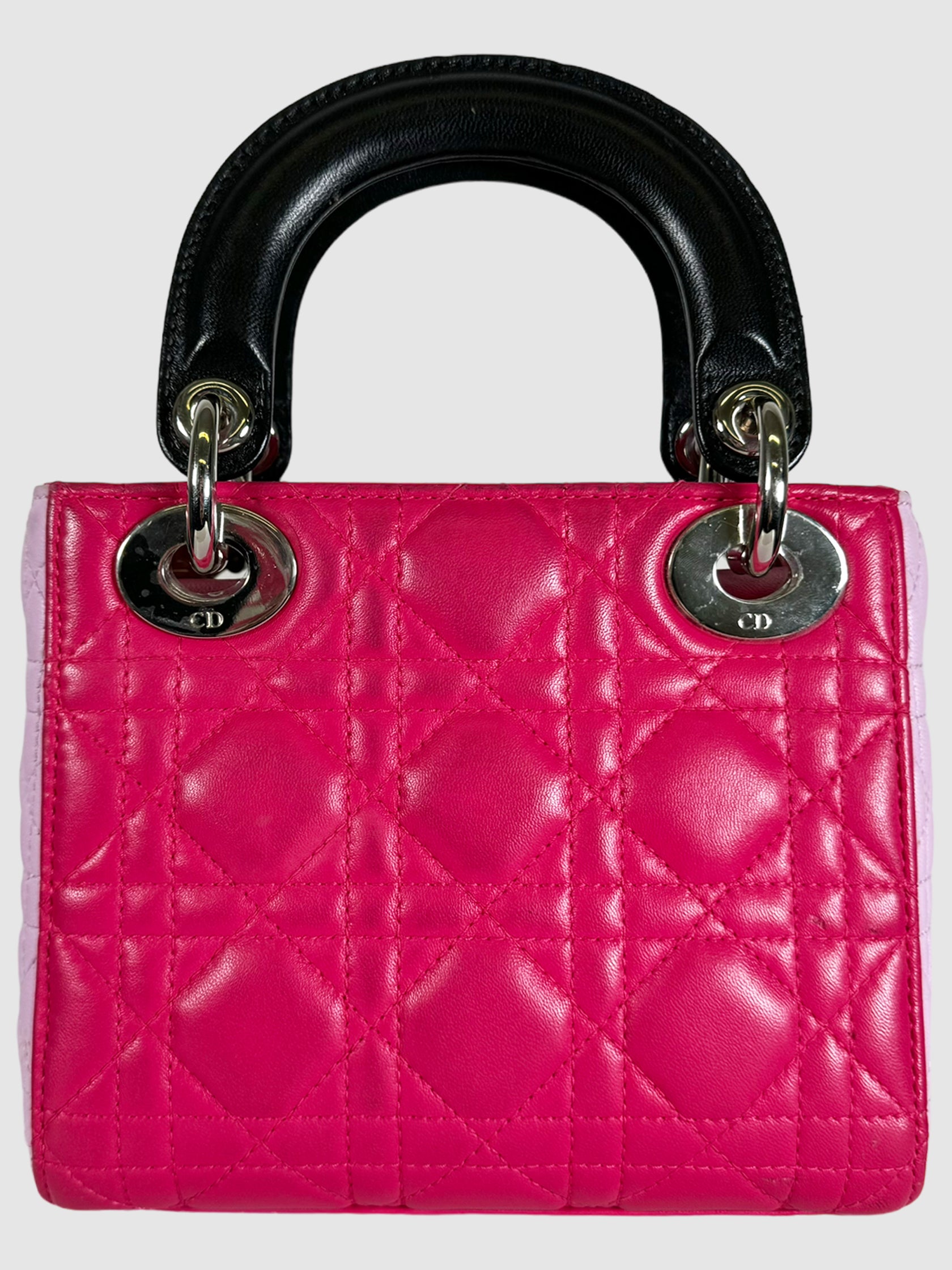 Tri Colour Small Lady Dior Bag