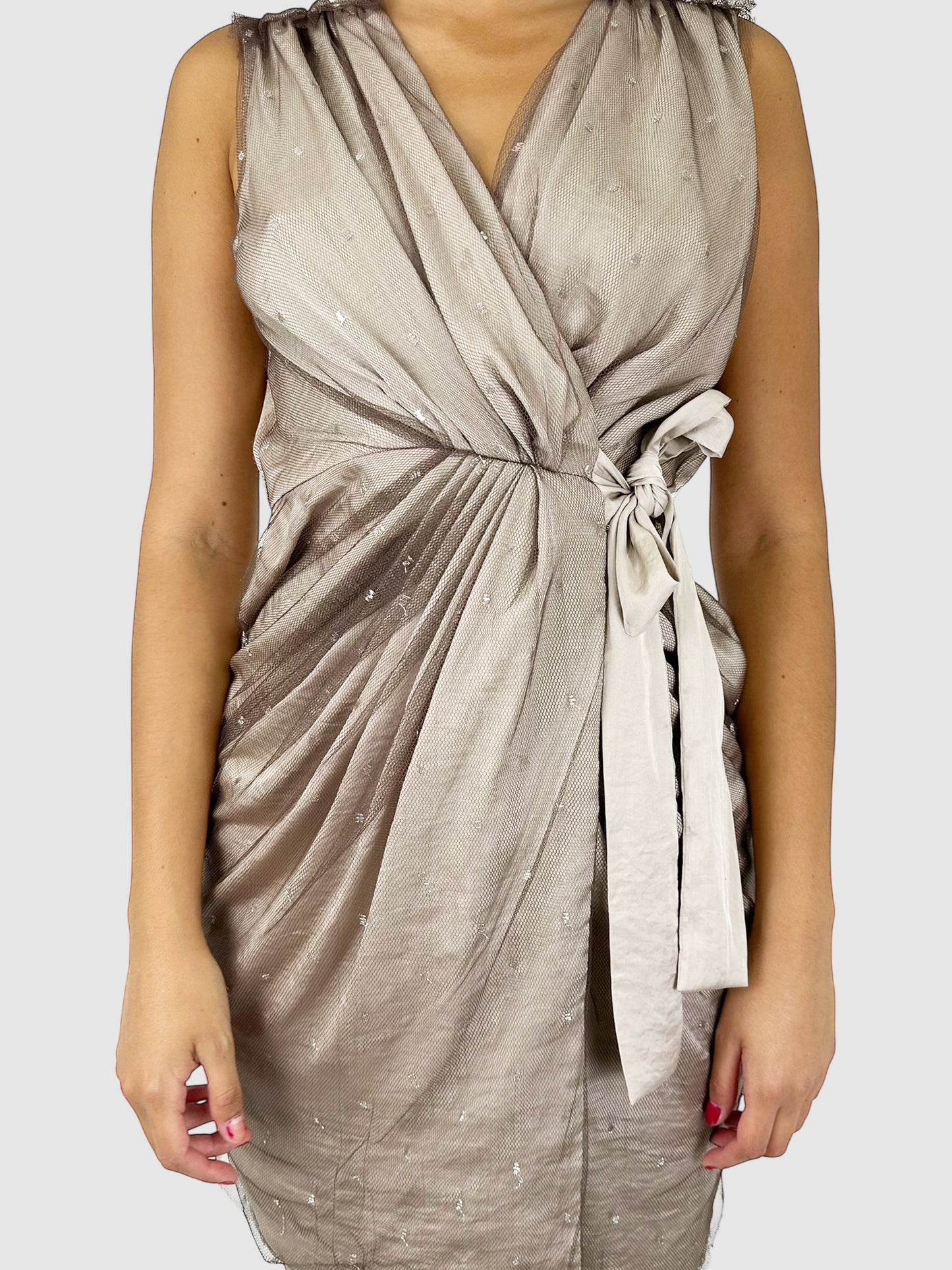 Tulle Wrap Dress
