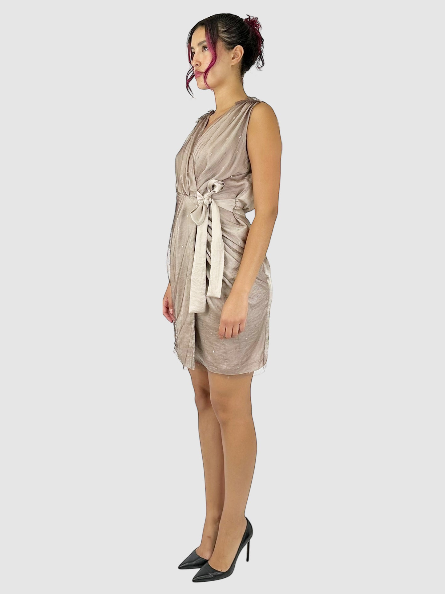 Tulle Wrap Dress