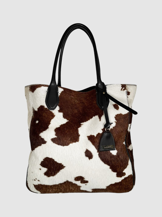 Cowhide Leather Tote Bag