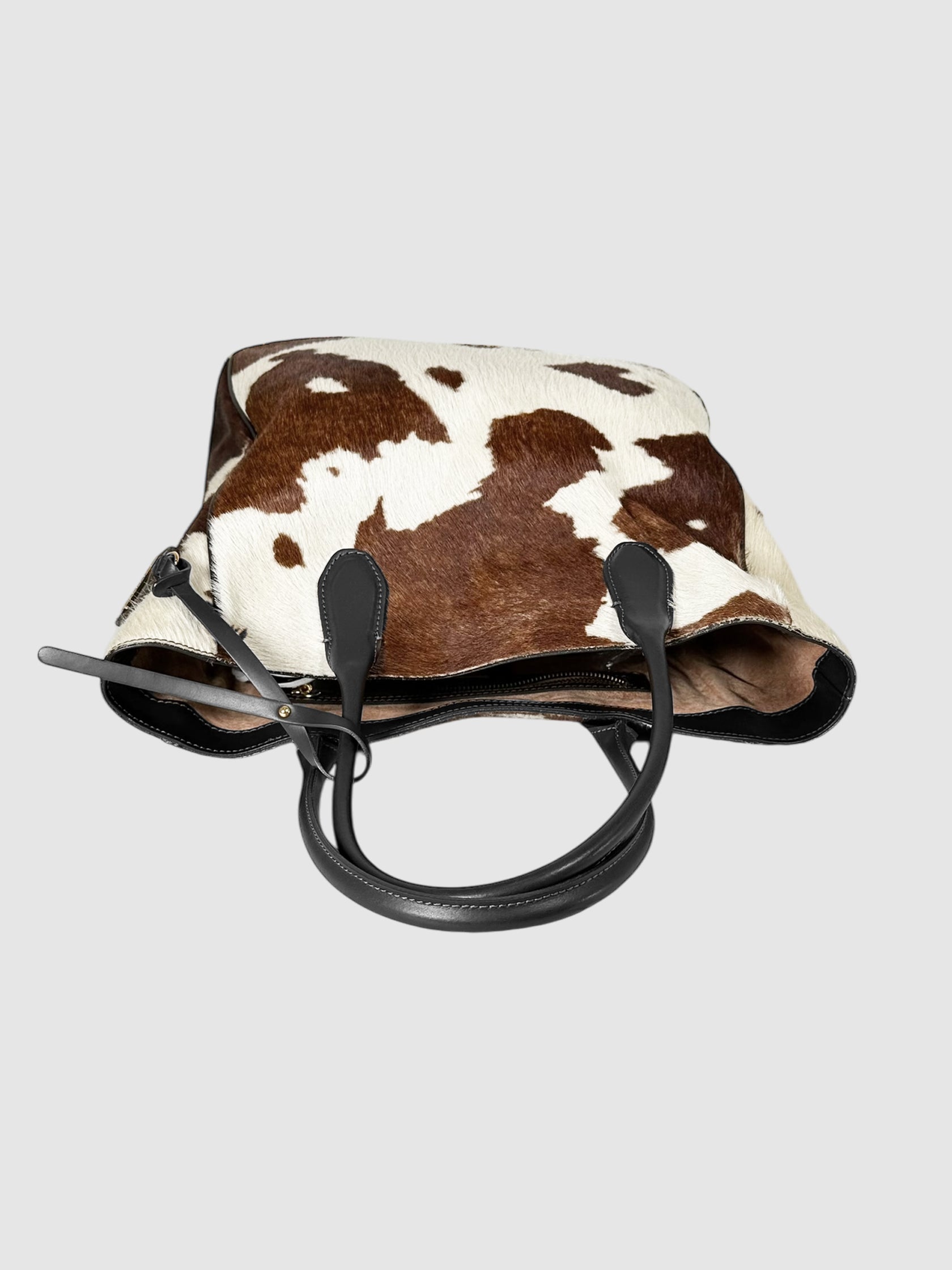 Cowhide Leather Tote Bag