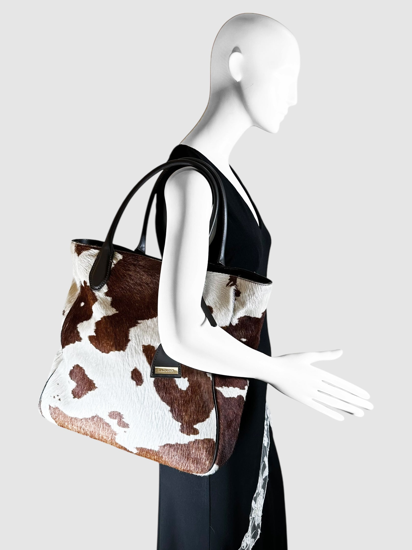 Cowhide Leather Tote Bag