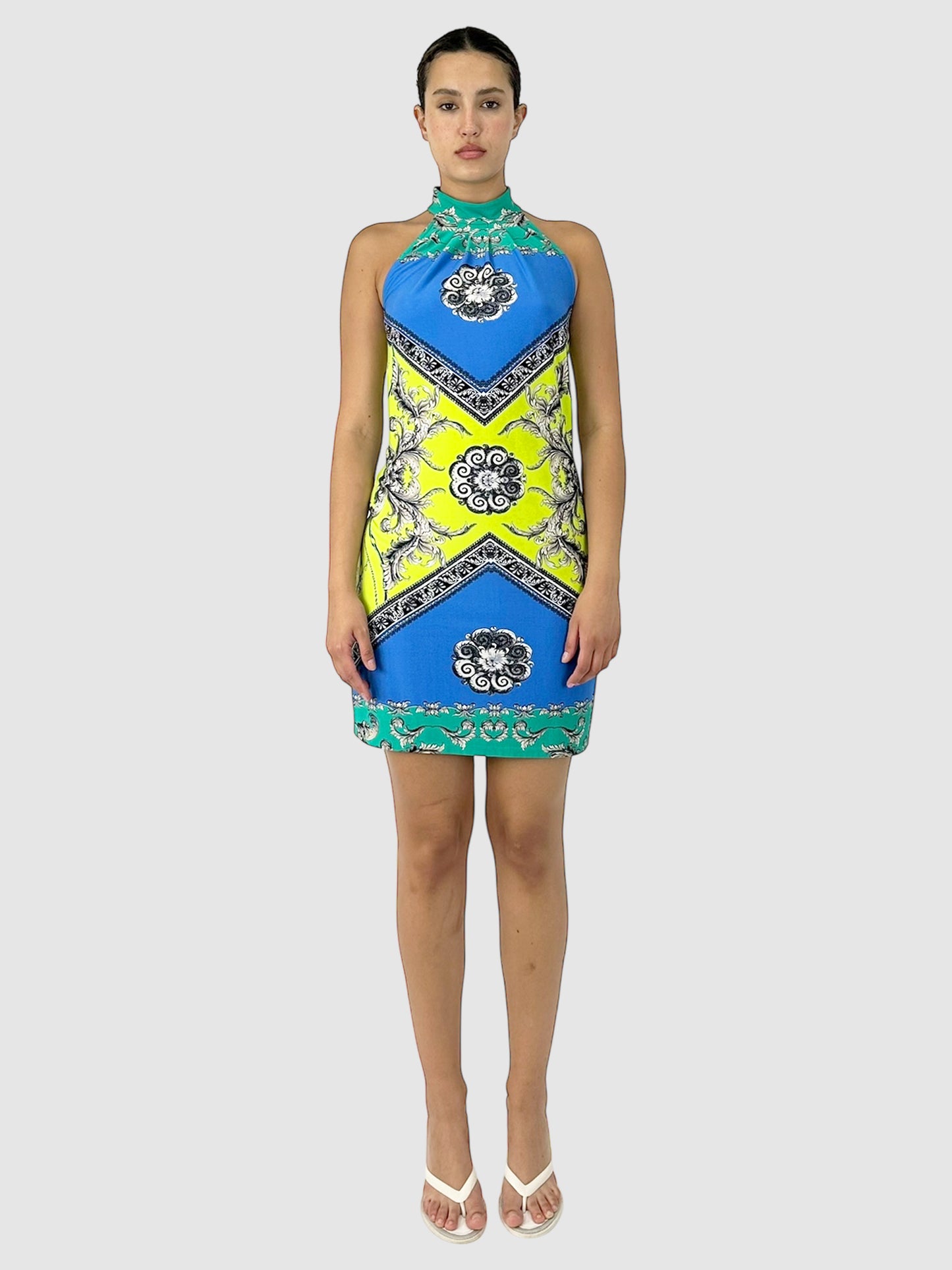Printed Mini Dress
