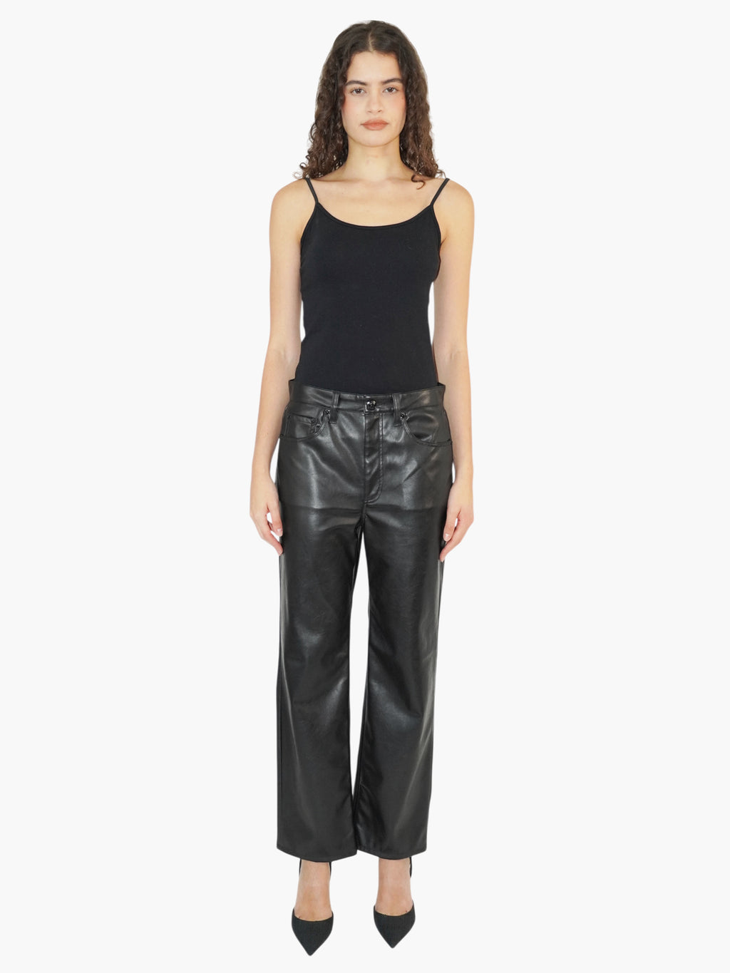Faux Leather Pants