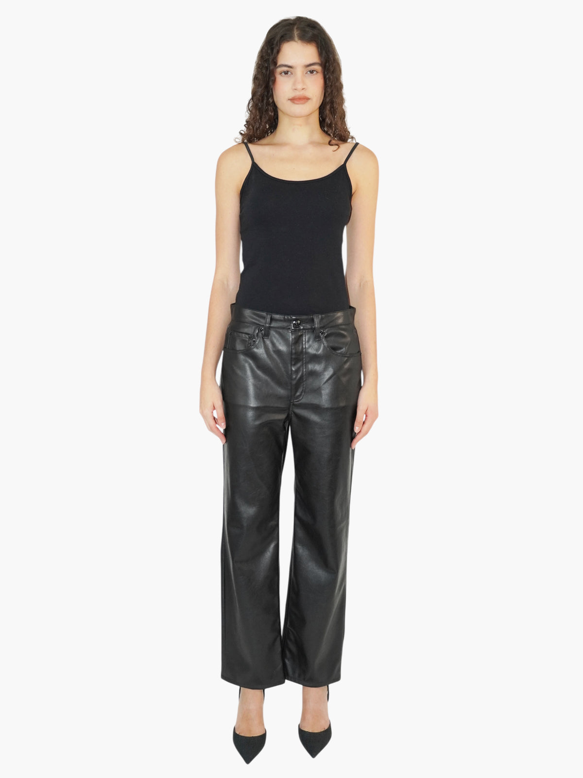 Faux Leather Pants