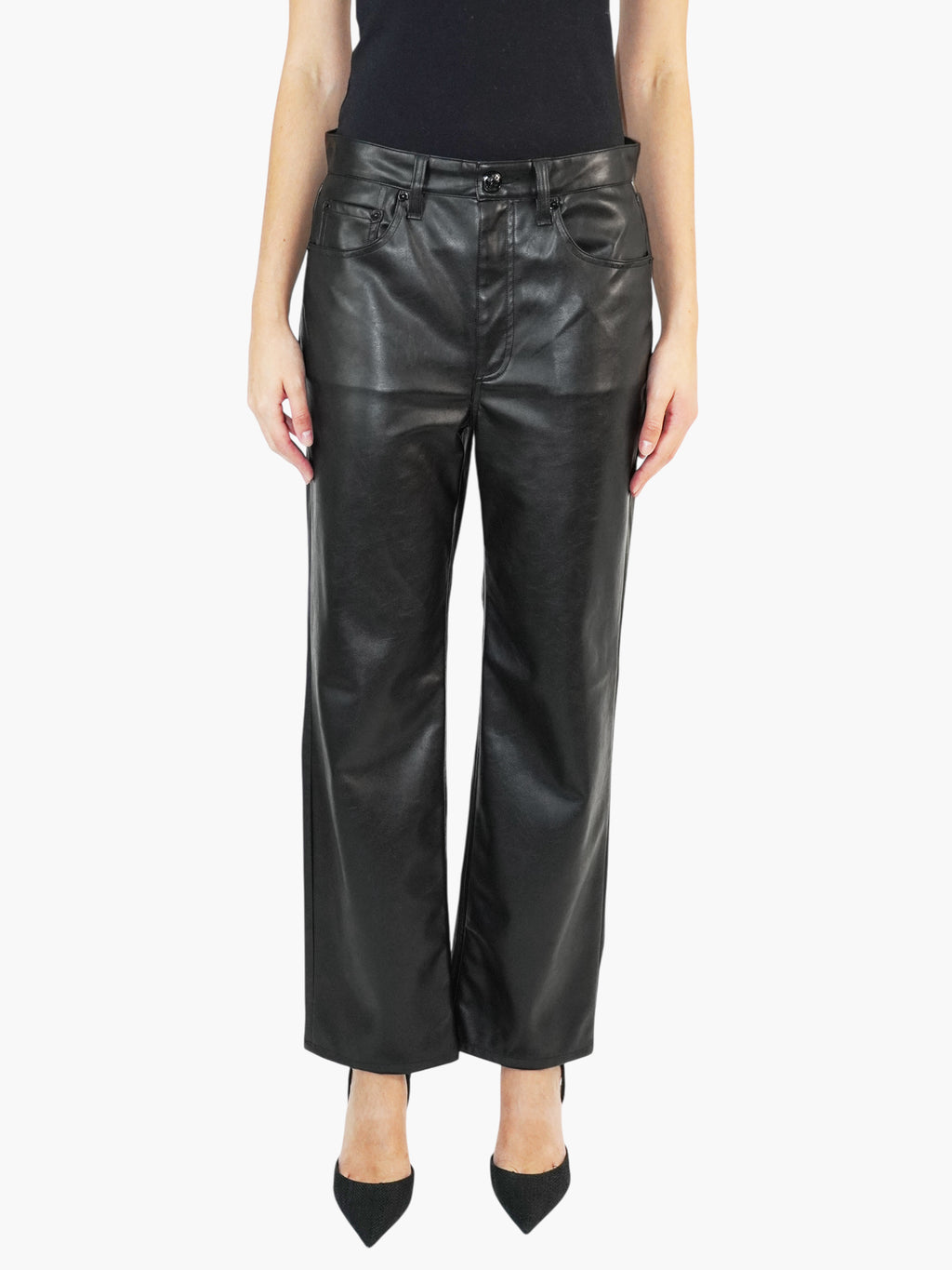 Faux Leather Pants