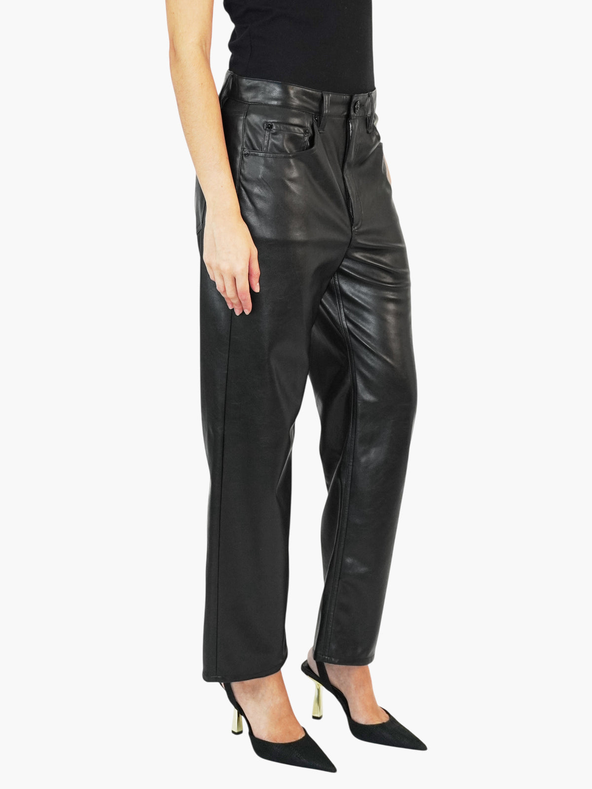 Faux Leather Pants