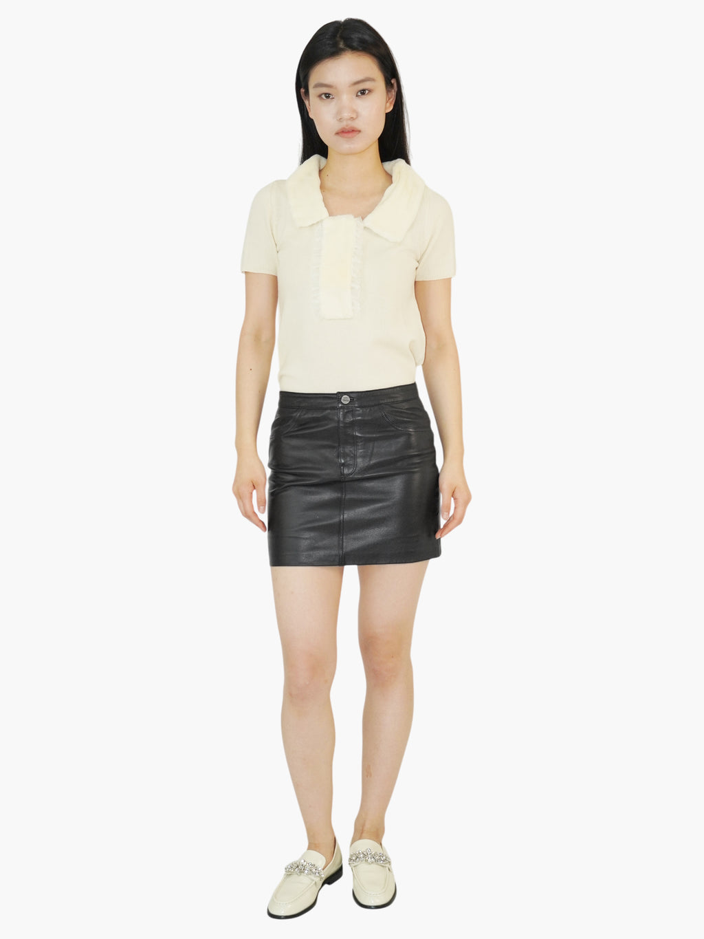 Leather Mini Skirt