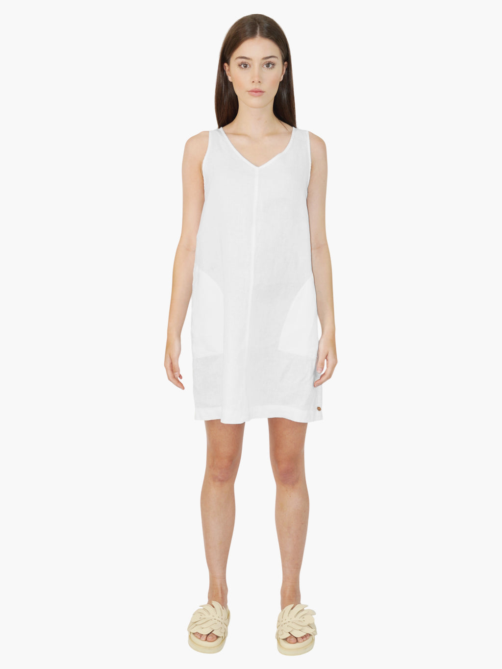 Linen Mini Dress