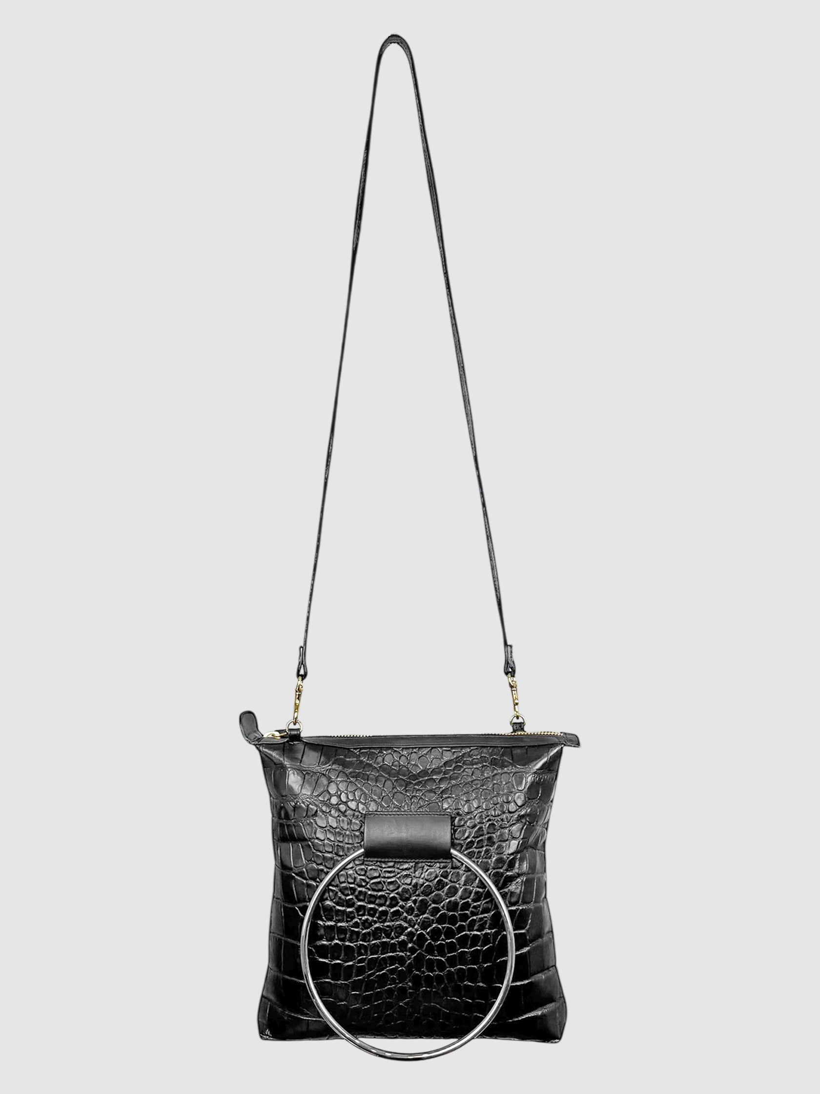 Croc-Embossed Bag