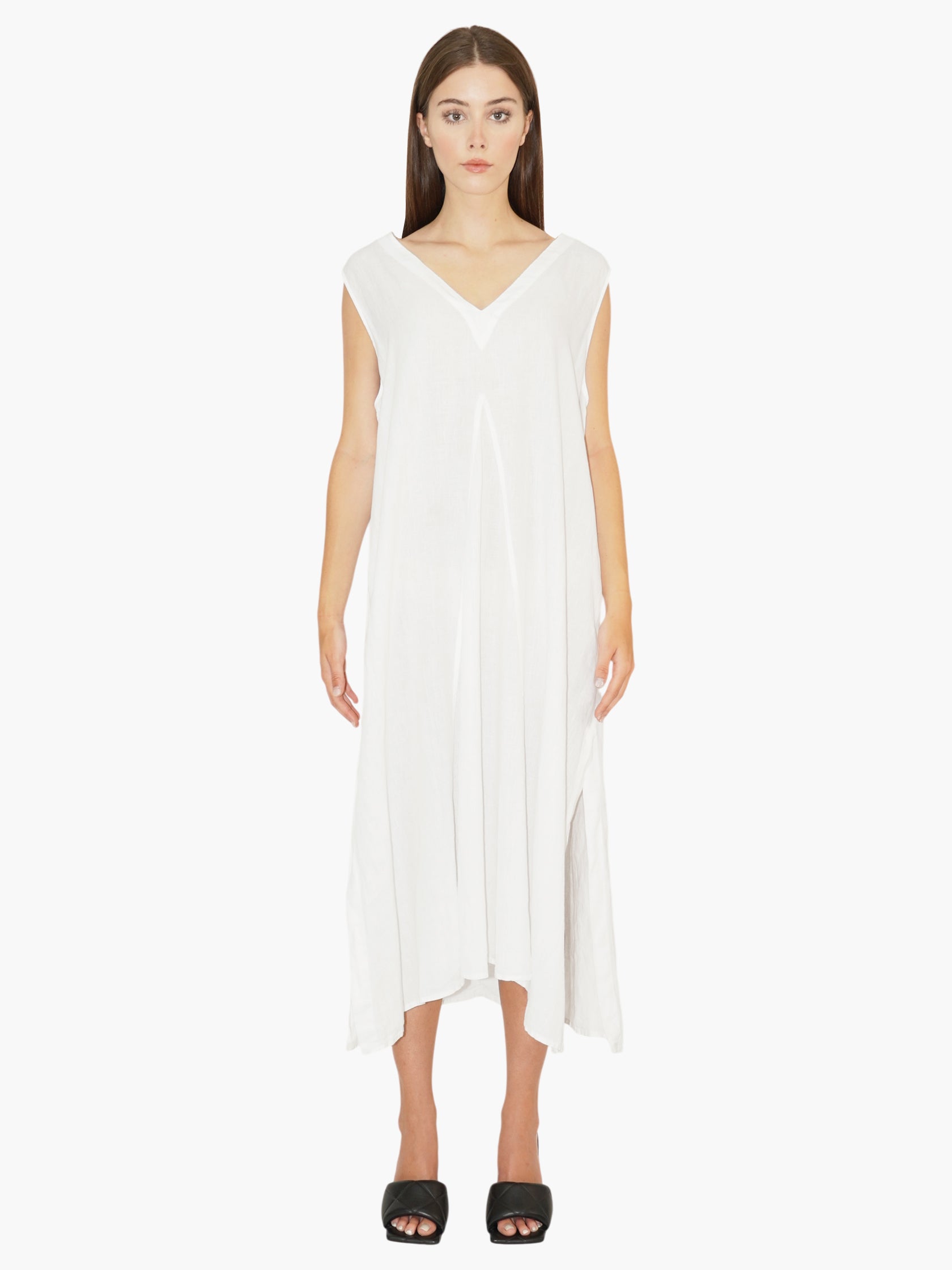 Linen Midi Dress