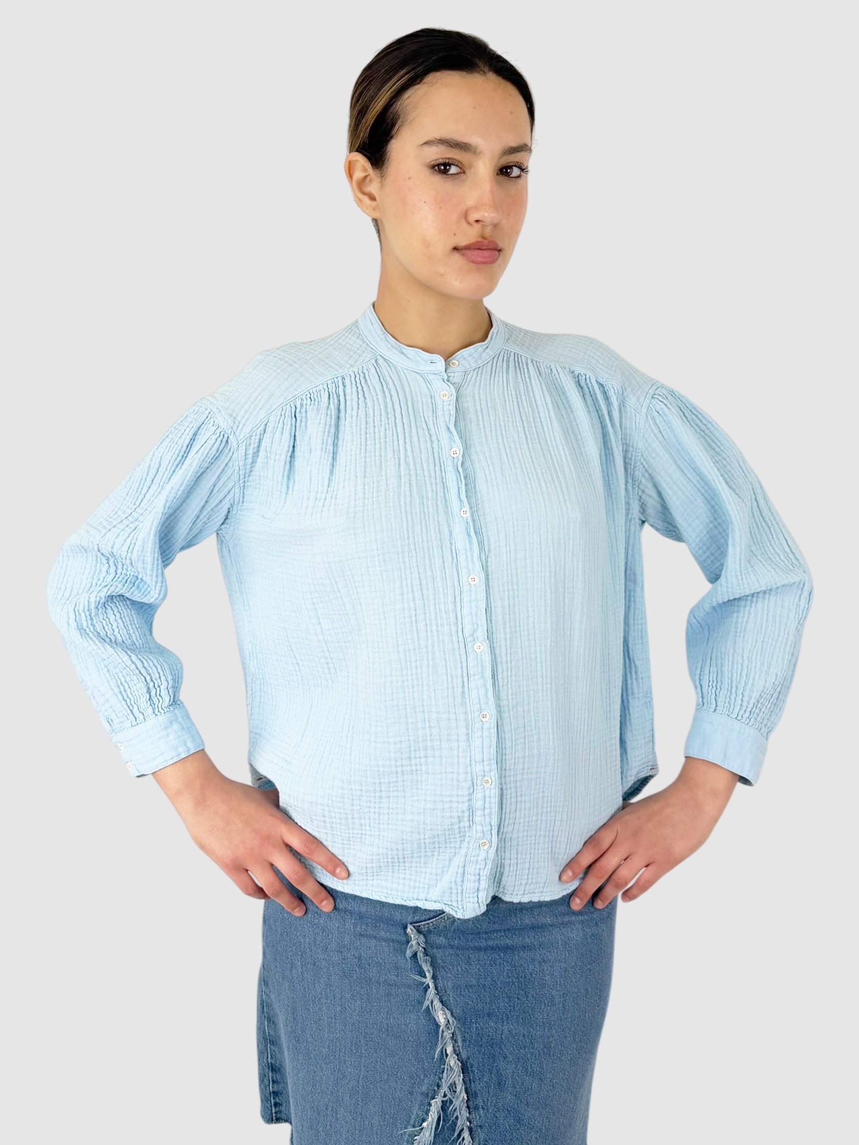 Atlee Gauze Top