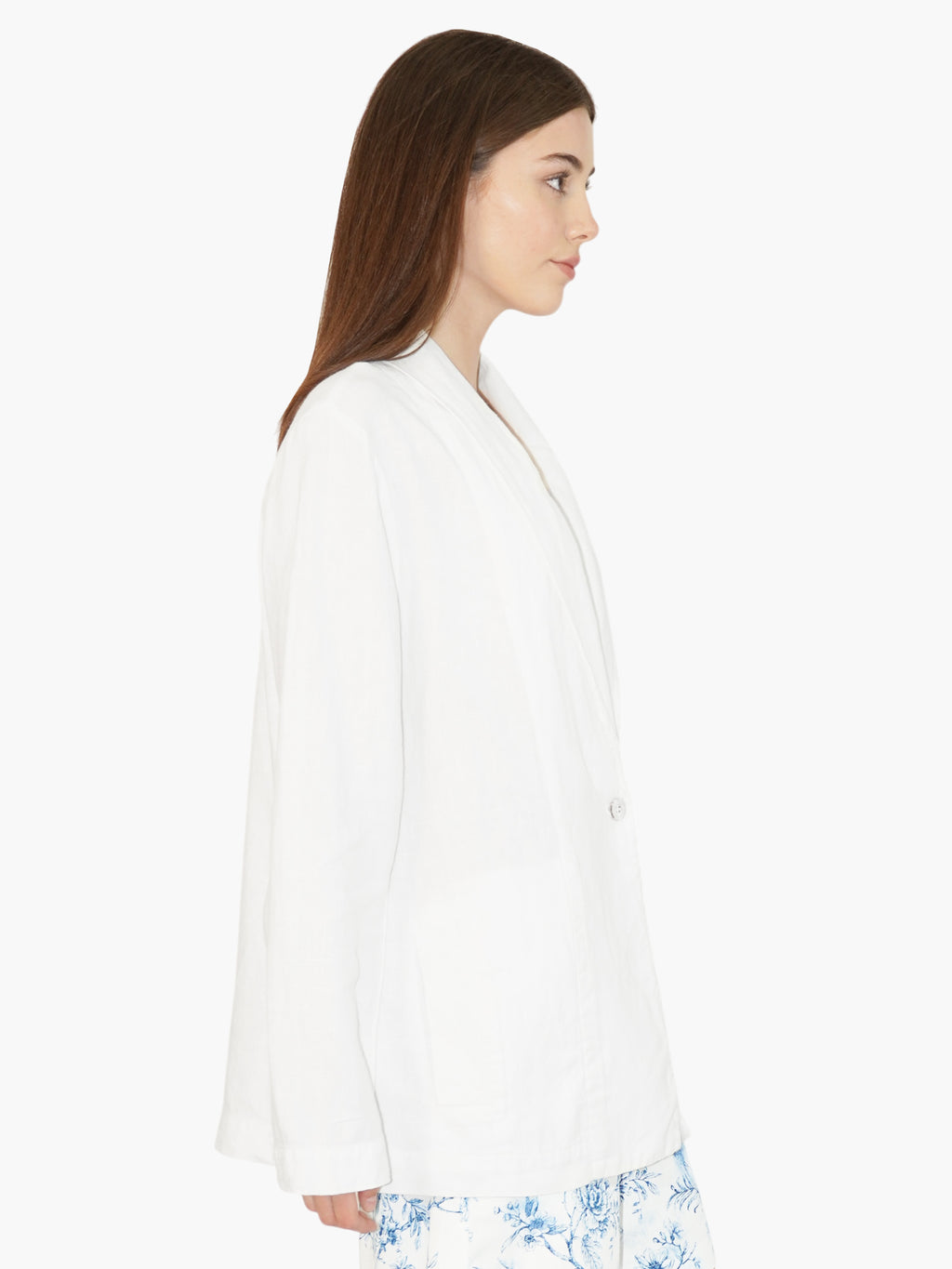 Oversized Linen Blazer