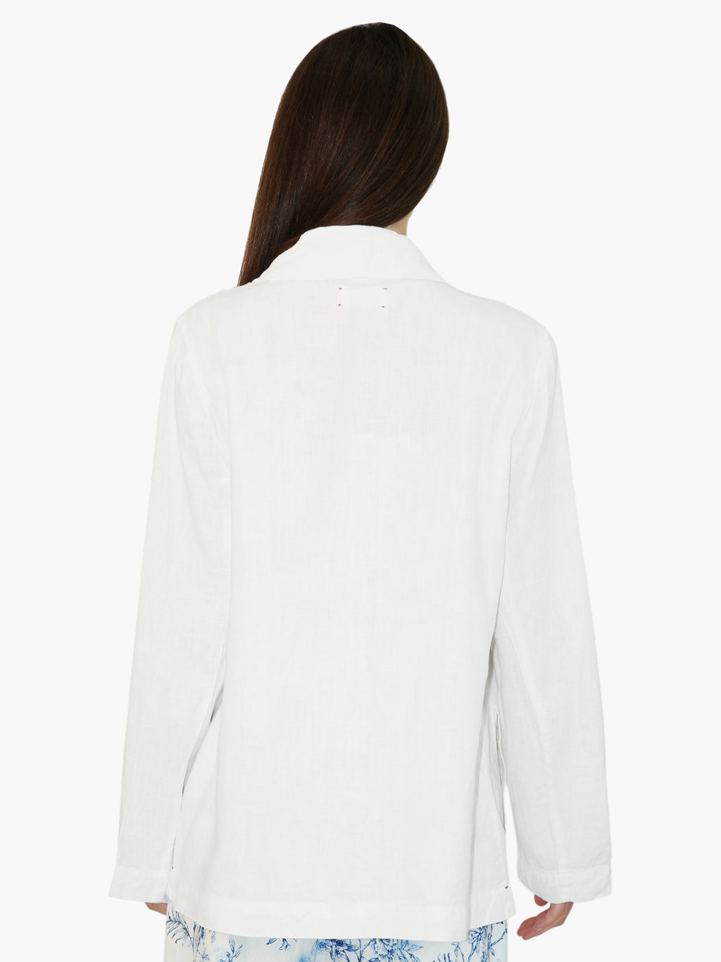 Oversized Linen Blazer