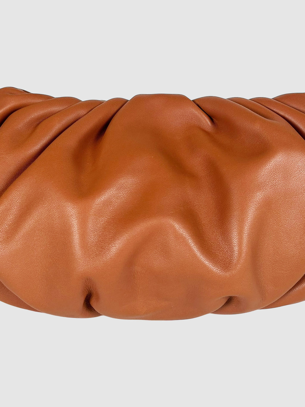 Pleated Leather Clutch