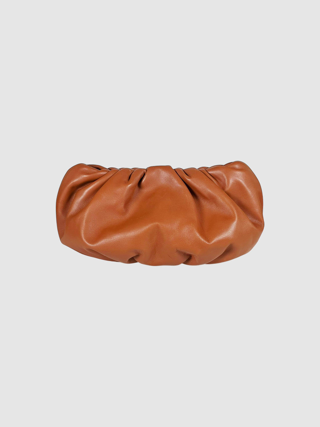 Pleated Leather Clutch
