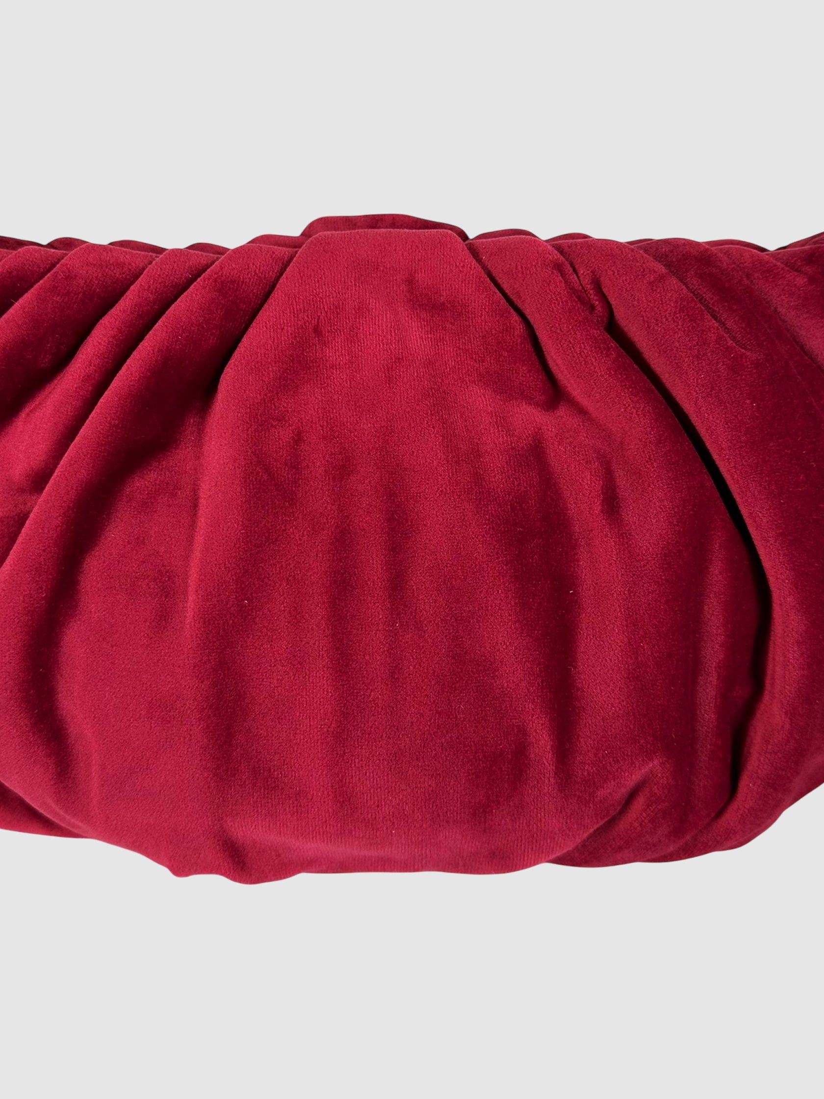 Velvet Pleated Clutch