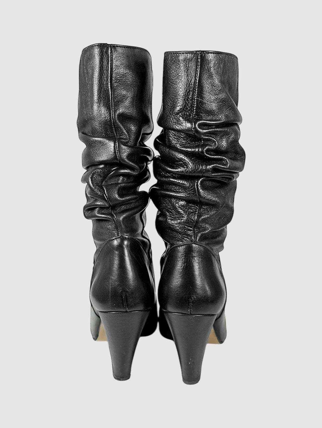 Slouchy Heeled Boots - Size 39