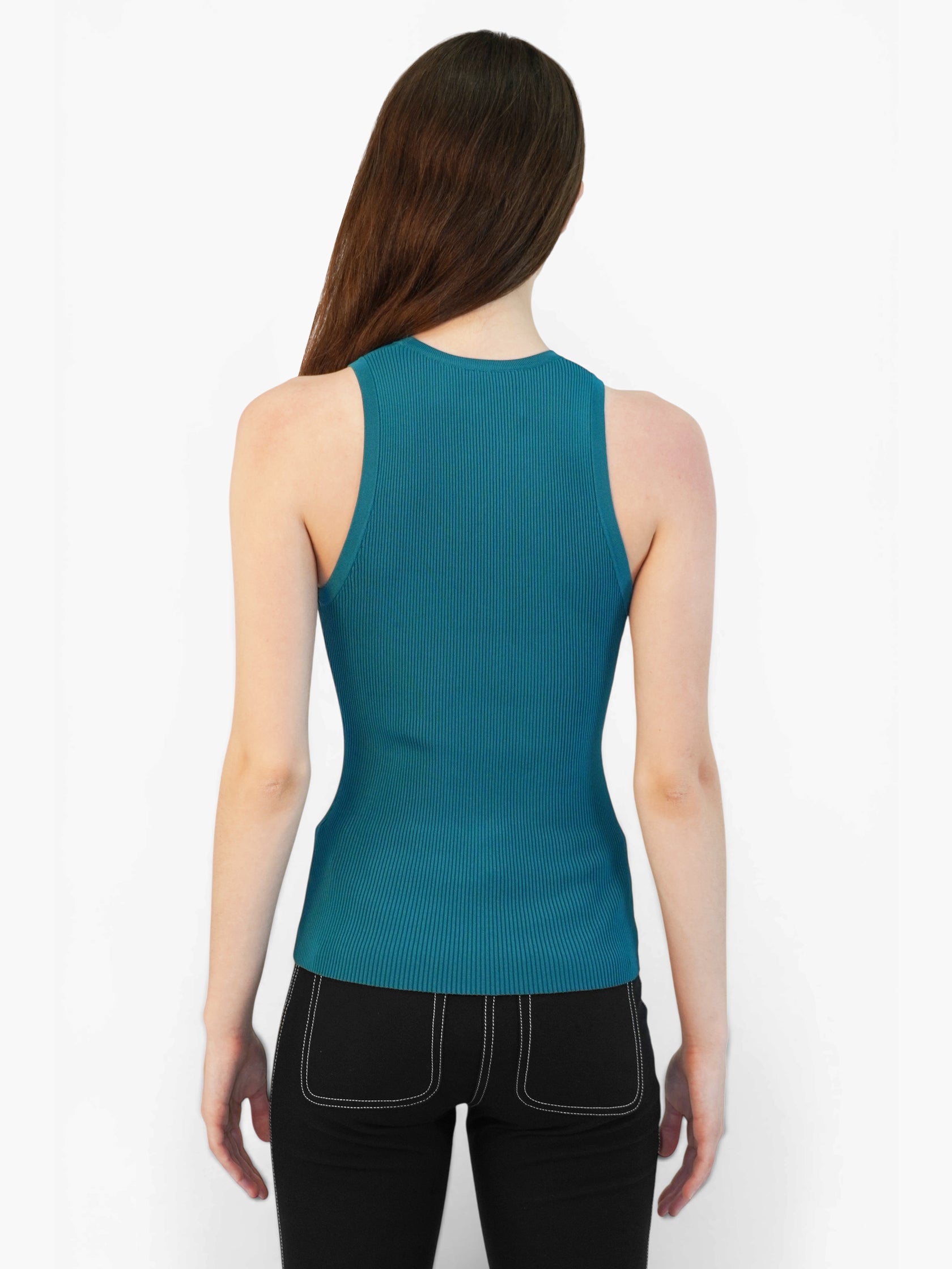 Ribbed Sleeveless Top