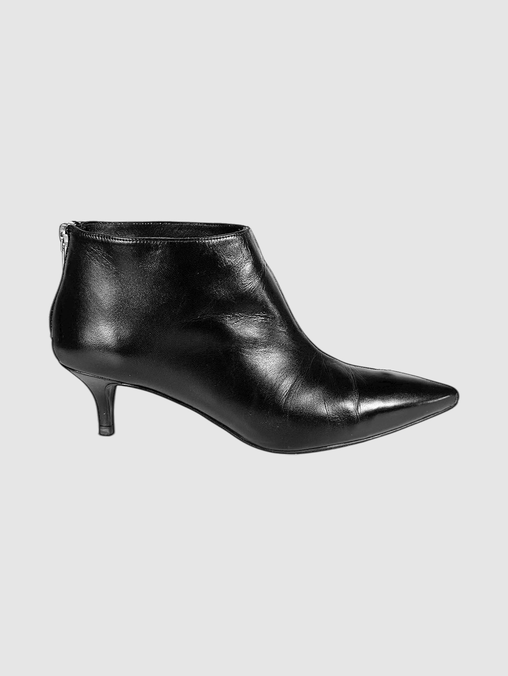 Colourblock Heeled Booties - Size 39