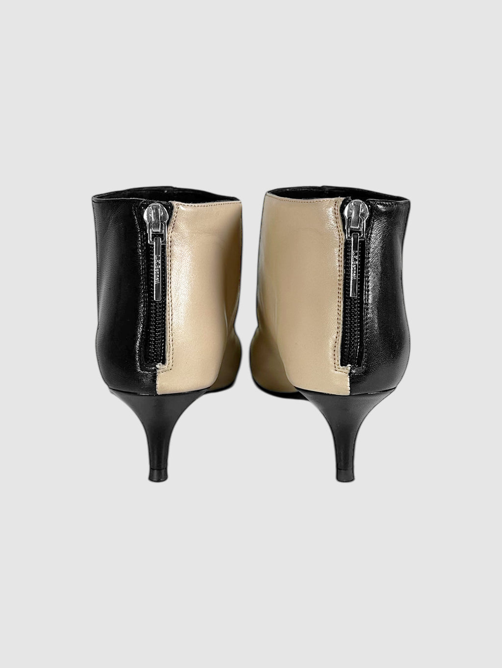 Colourblock Heeled Booties - Size 39