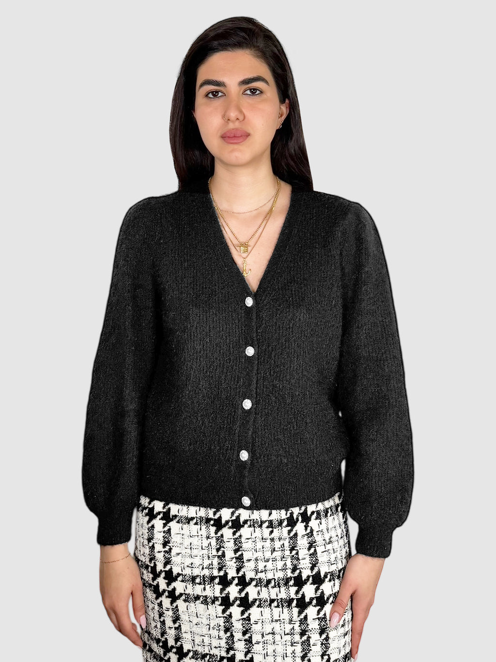 Wool Mohair Cardigan