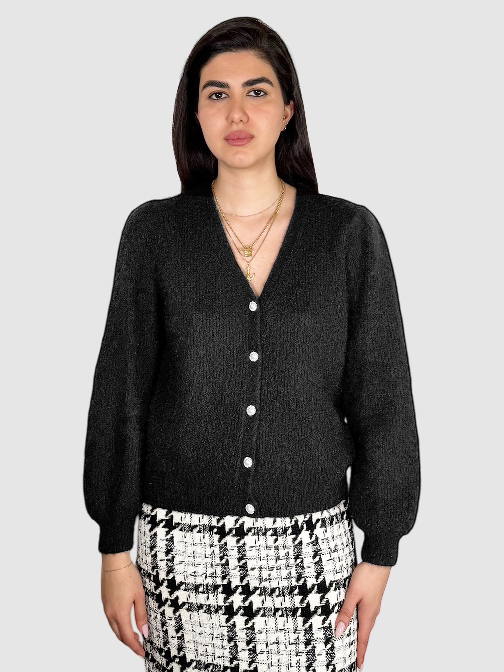 Wool Mohair Cardigan