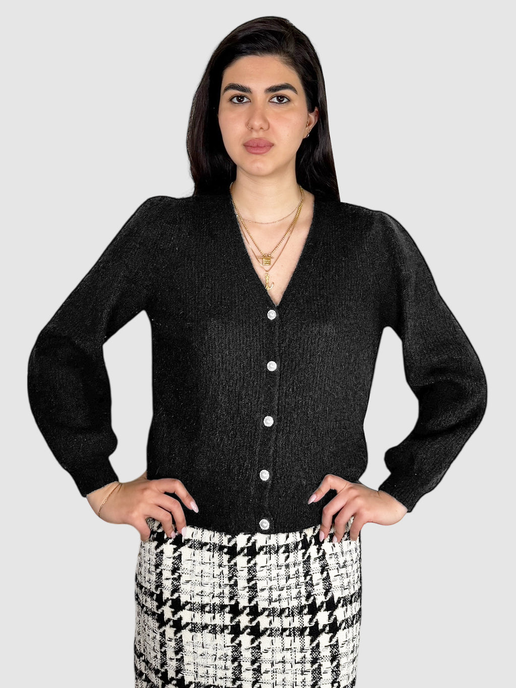 Wool Mohair Cardigan