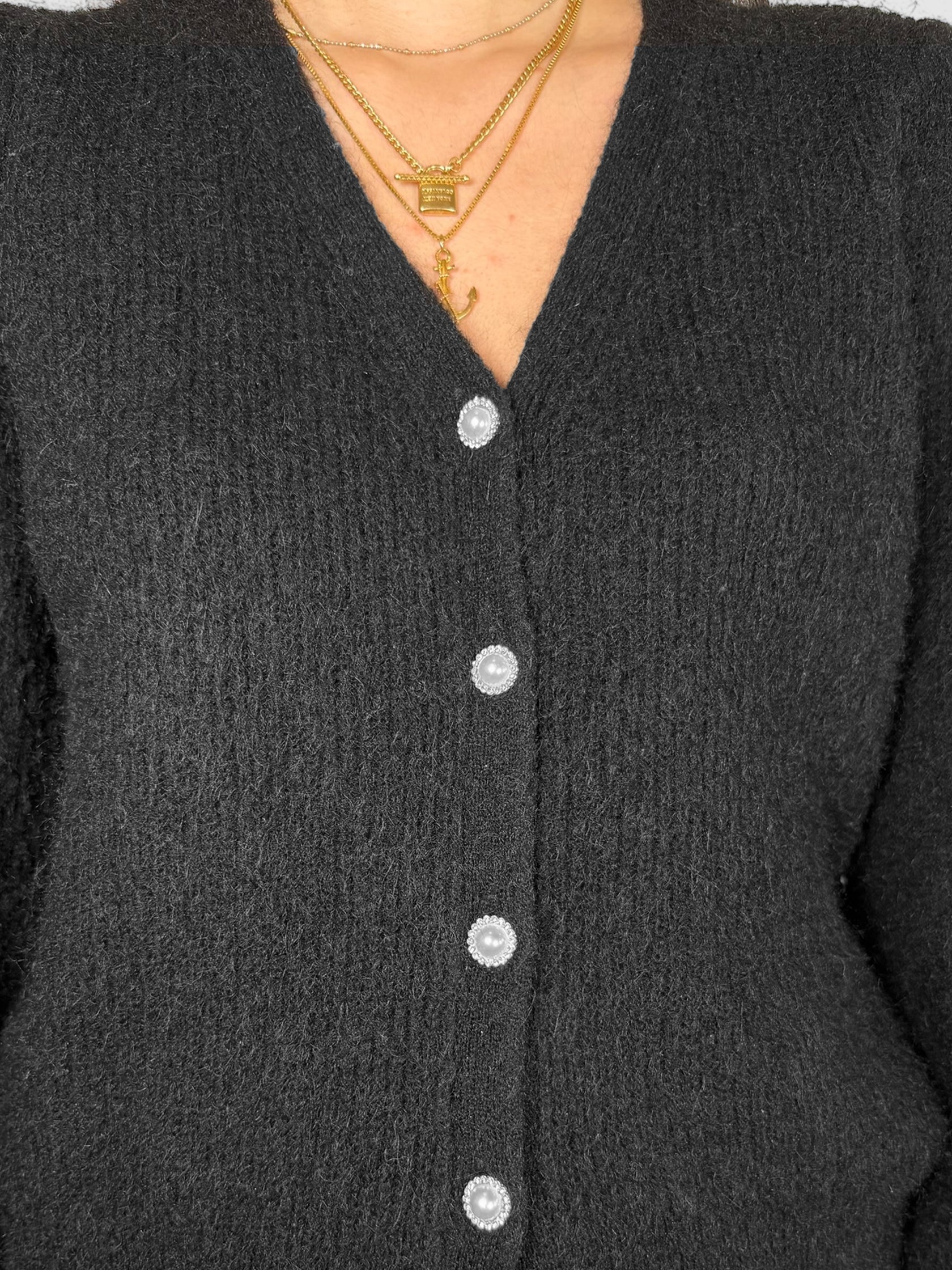 Wool Mohair Cardigan