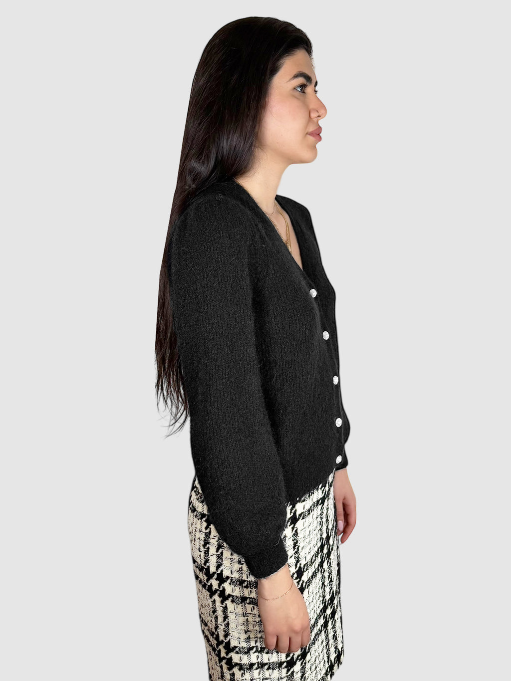 Wool Mohair Cardigan