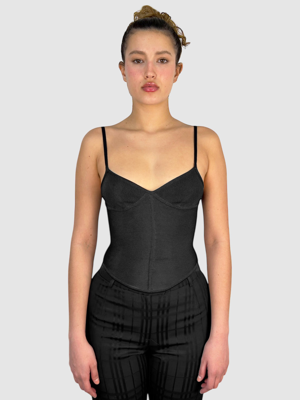 Sleeveless Bustier Top