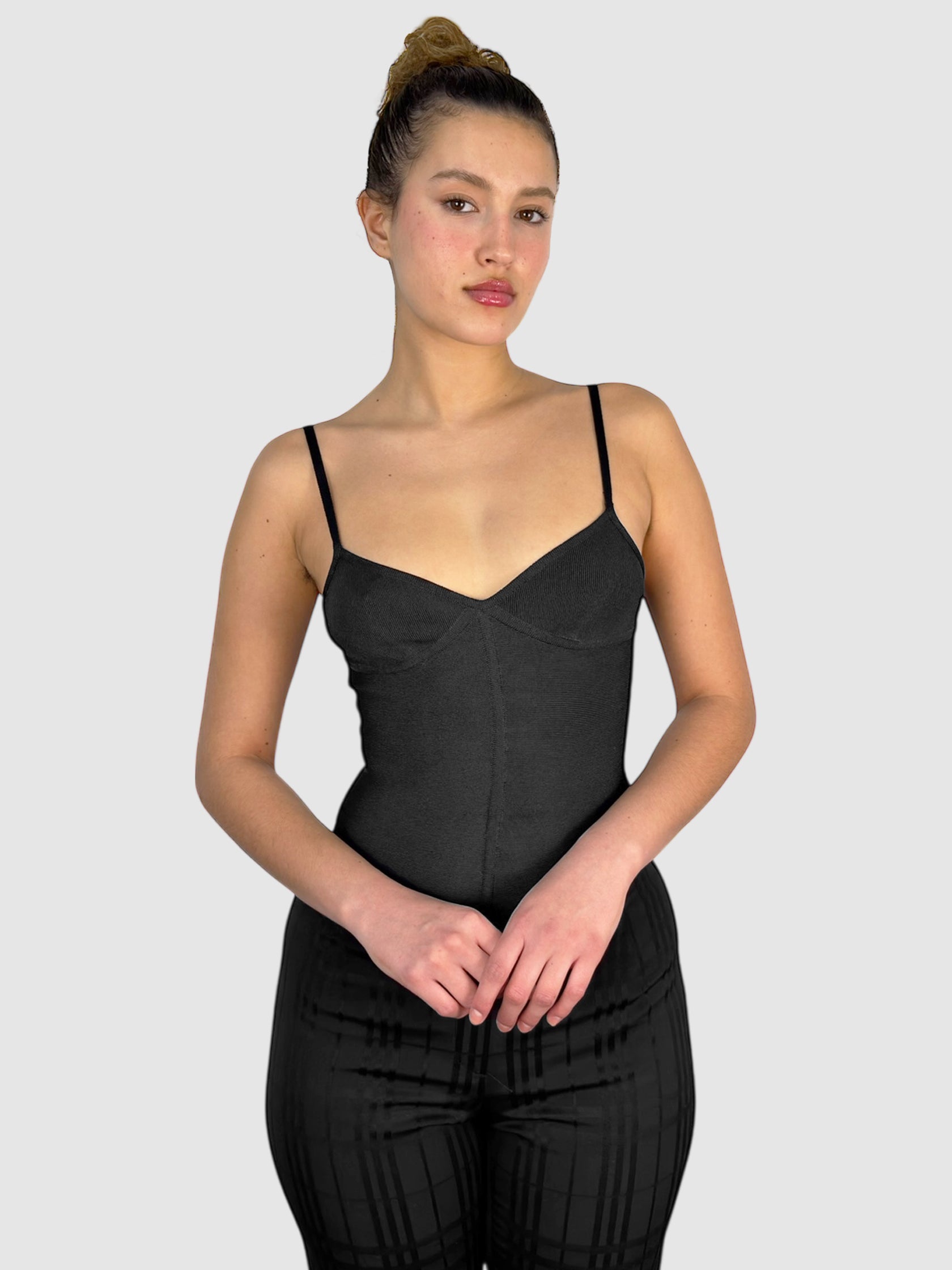 Sleeveless Bustier Top