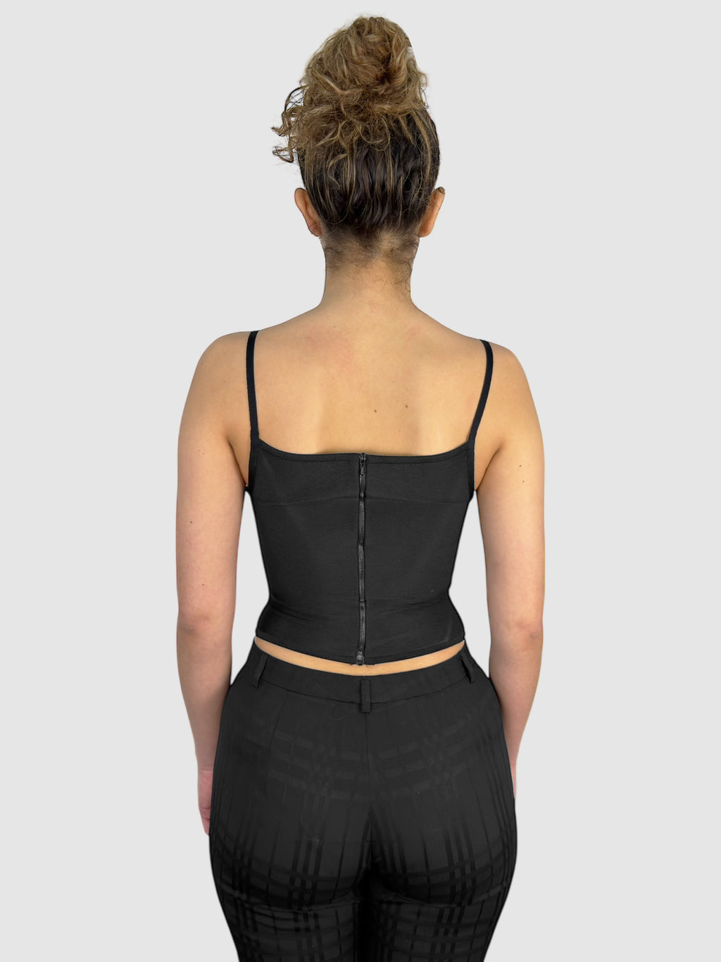 Sleeveless Bustier Top