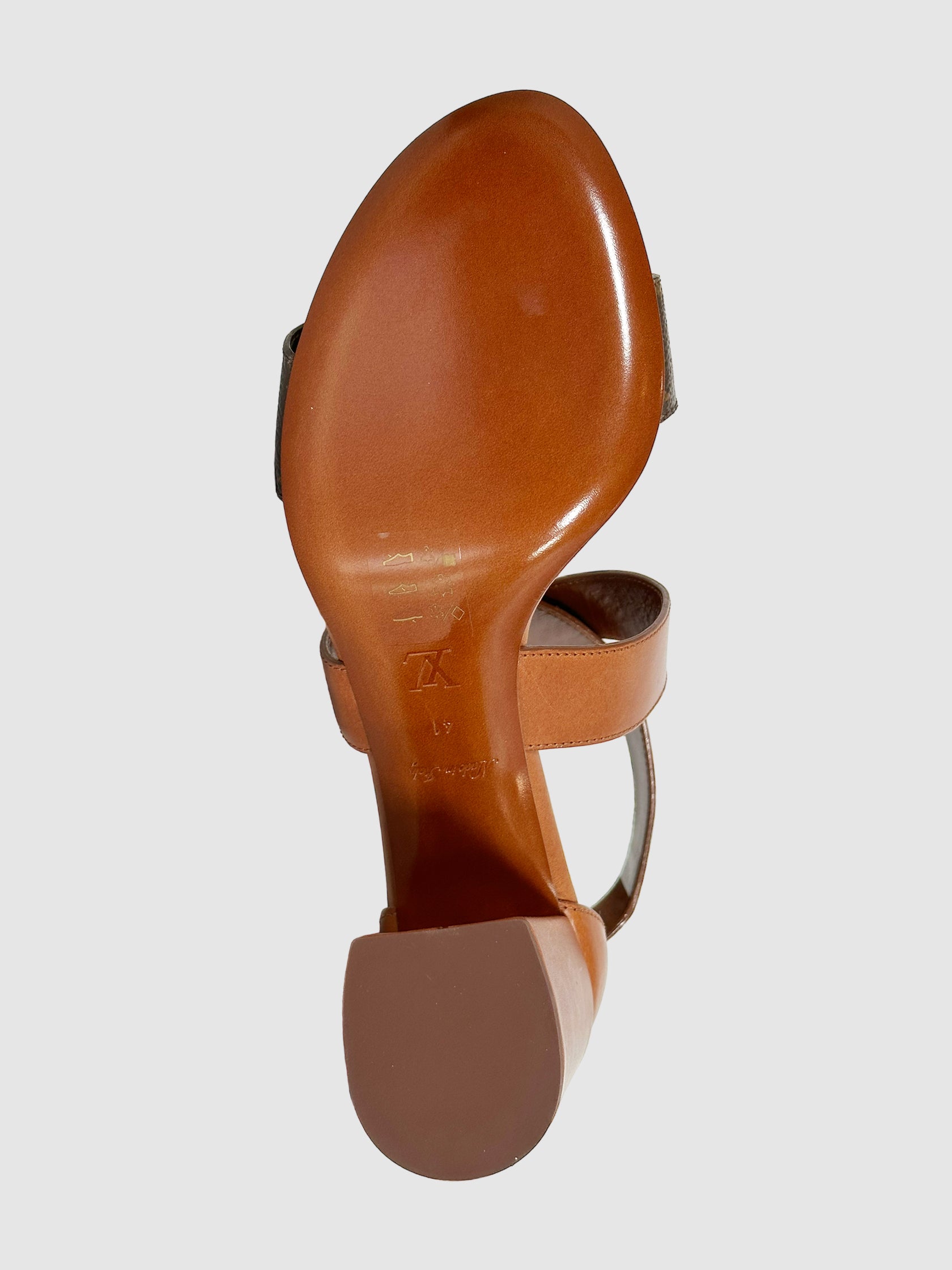 Monogram Strappy Sandals - Size 41